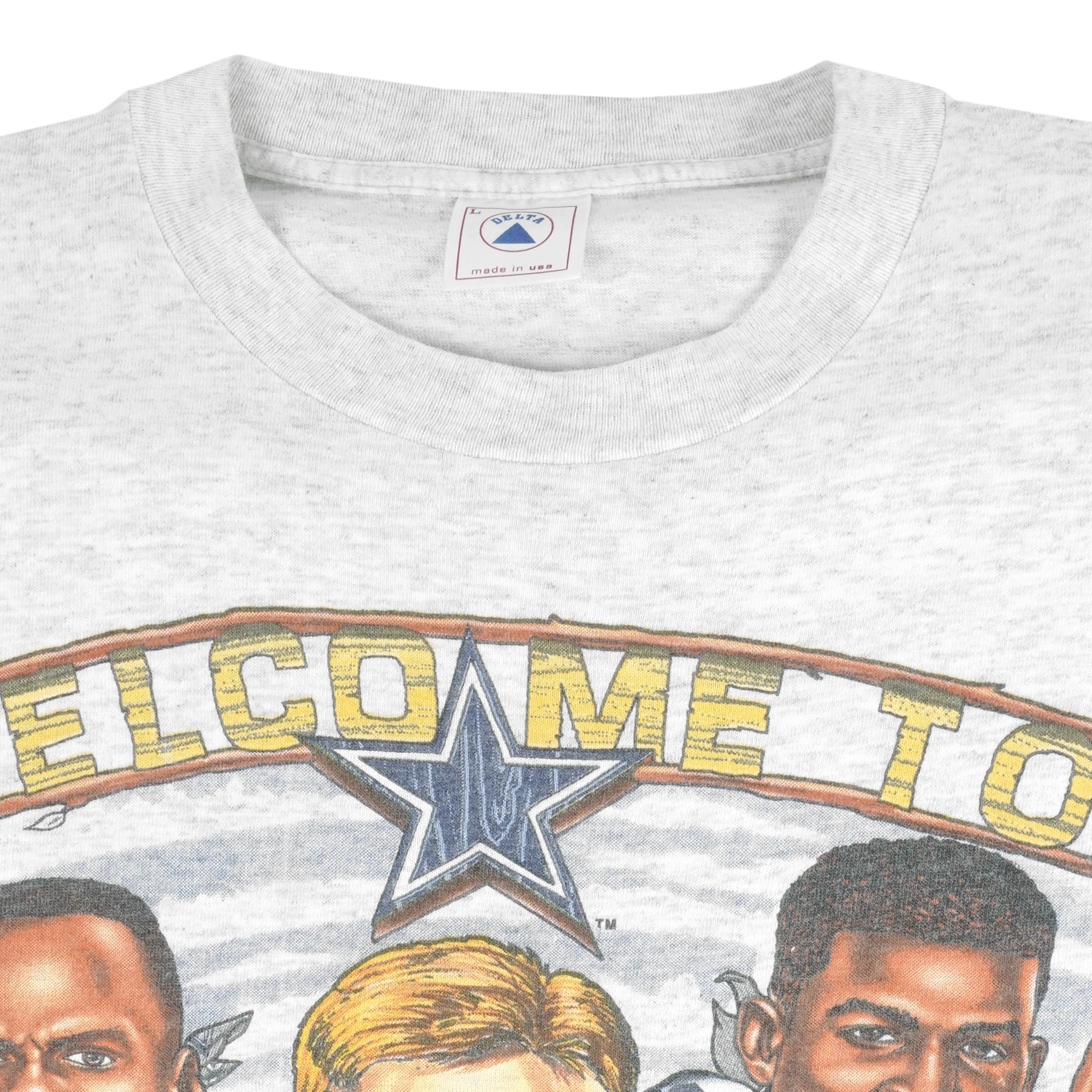 NFL (Delta) - Welcome to Cowboys Country Caricature T-Shirt 1996 Large - Image 5