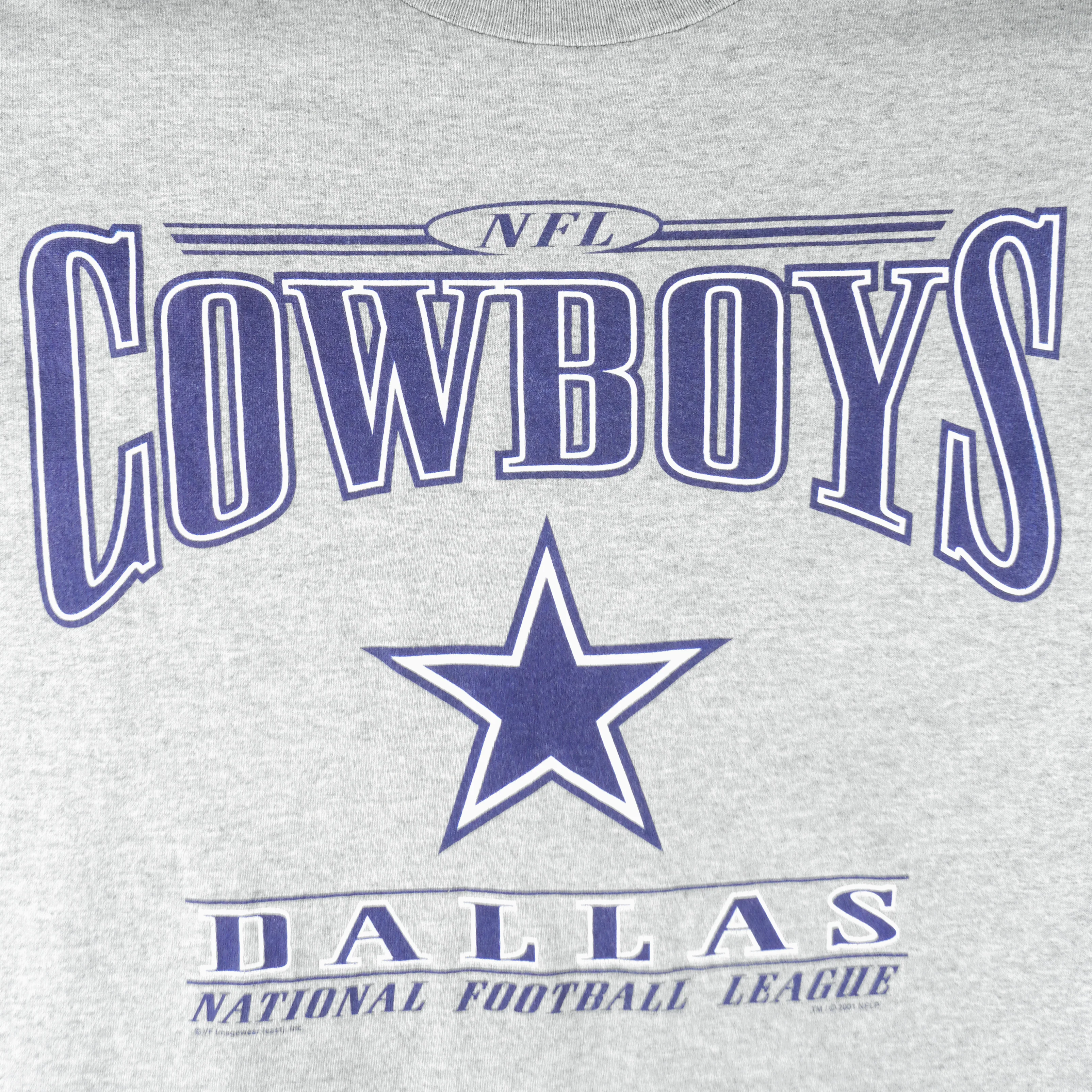 NFL (Delta) - Dallas Cowboys Spell-Out T-Shirt 2001 Large - Image 3
