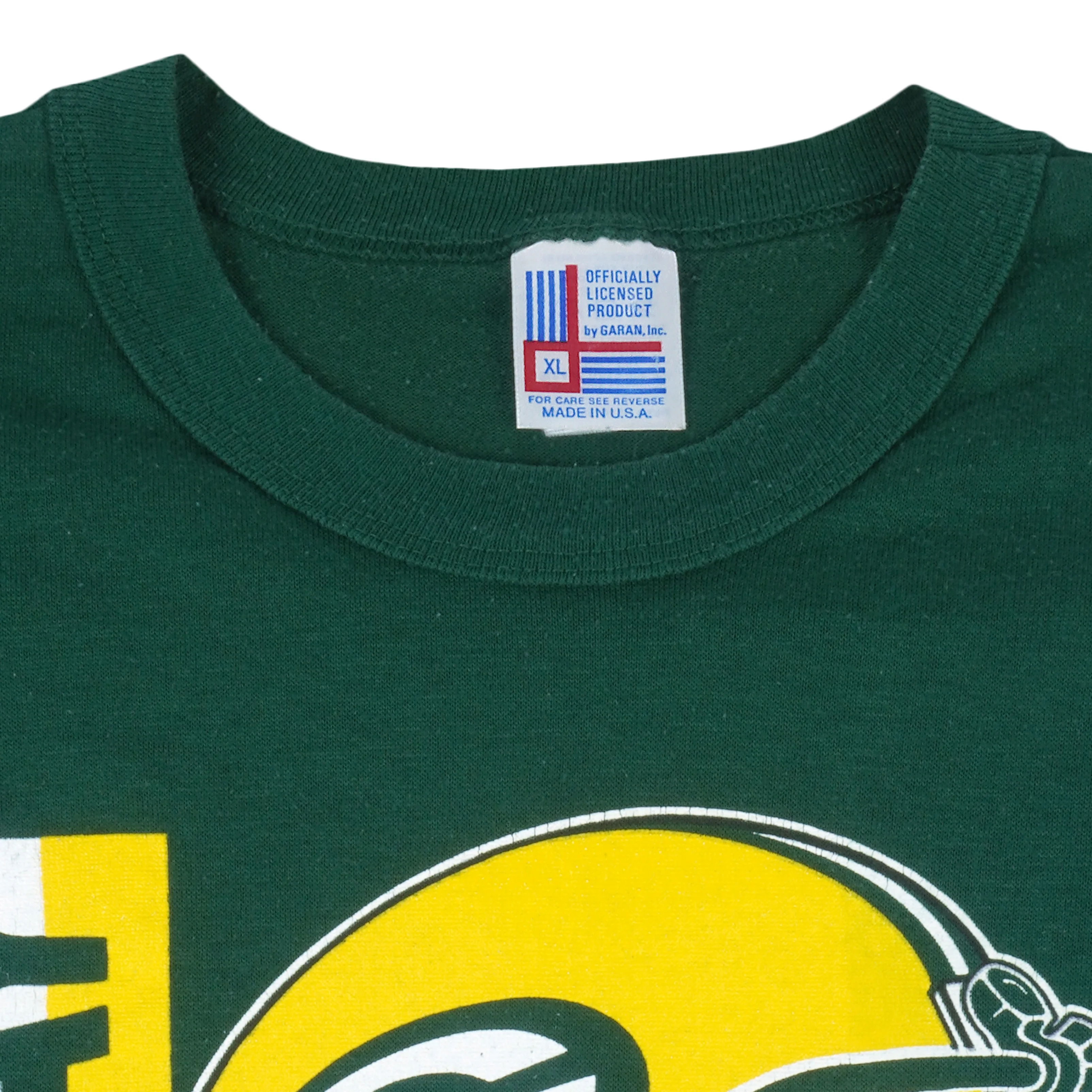 NFL (Garan Inc) - Green Bay Packers Helmet T-Shirt 1990s X-Large - Image 4