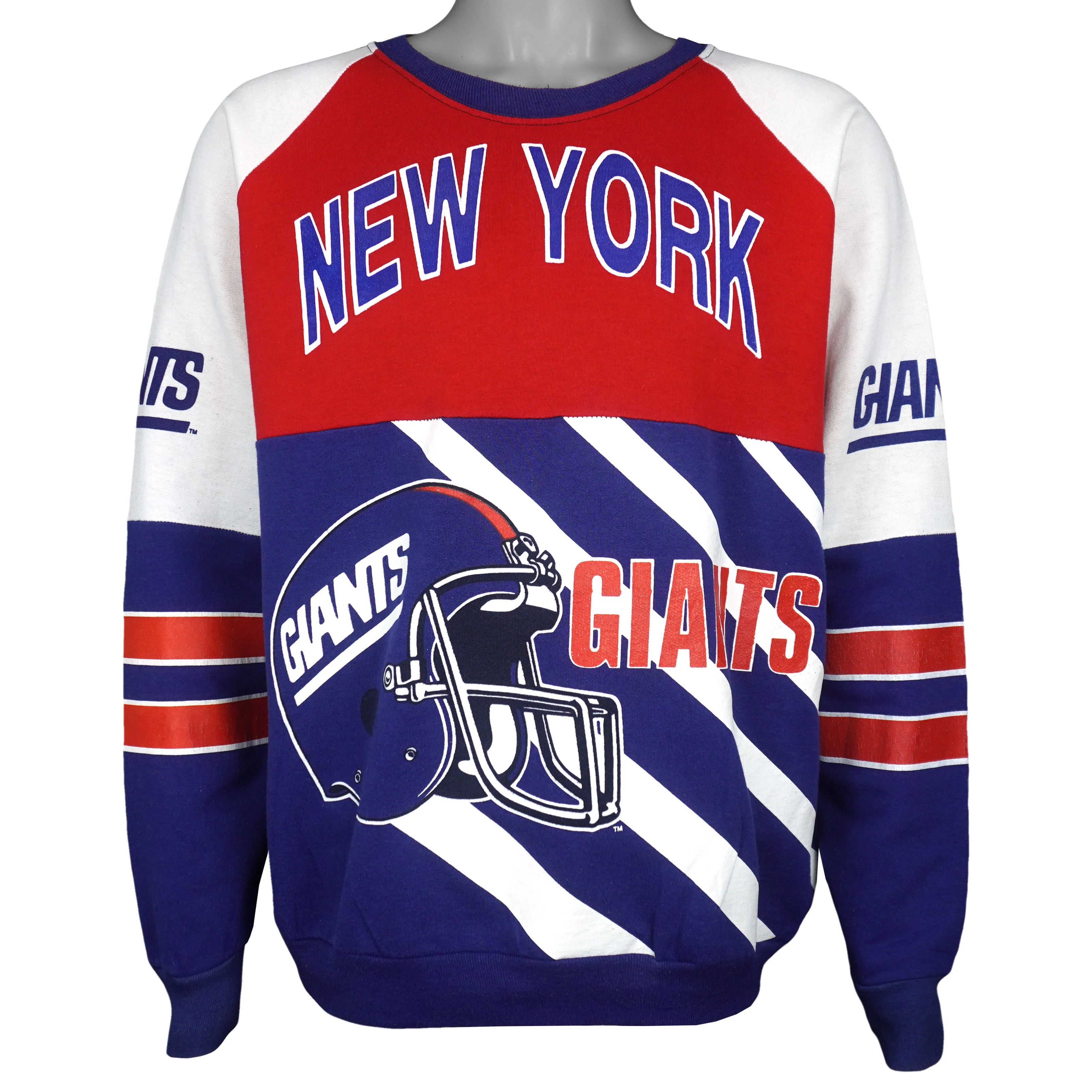 NFL (Garan Inc.) - New York Giants Crew Neck Sweatshirt 1980s Large