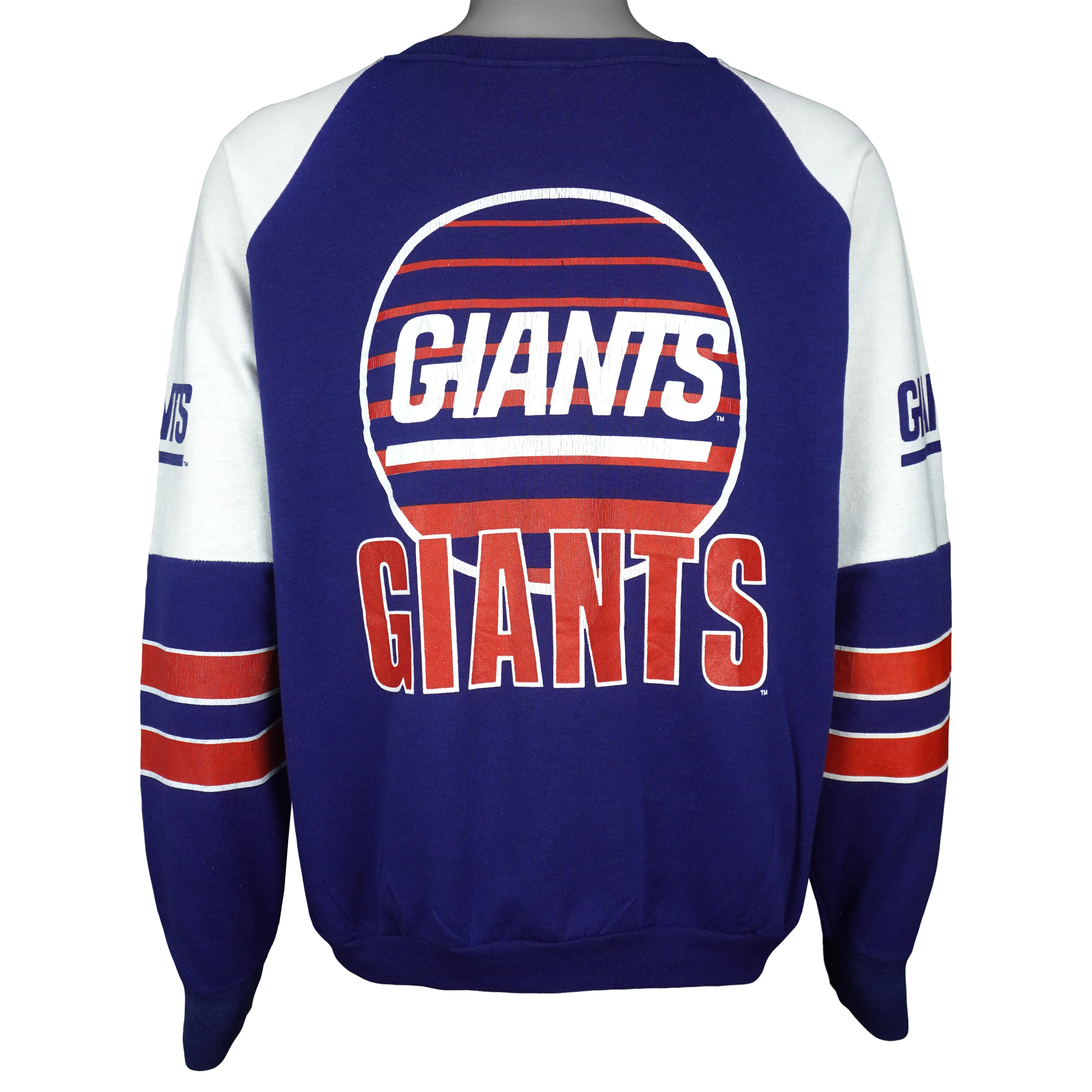 NFL (Garan Inc.) - New York Giants Crew Neck Sweatshirt 1980s Large - Image 2