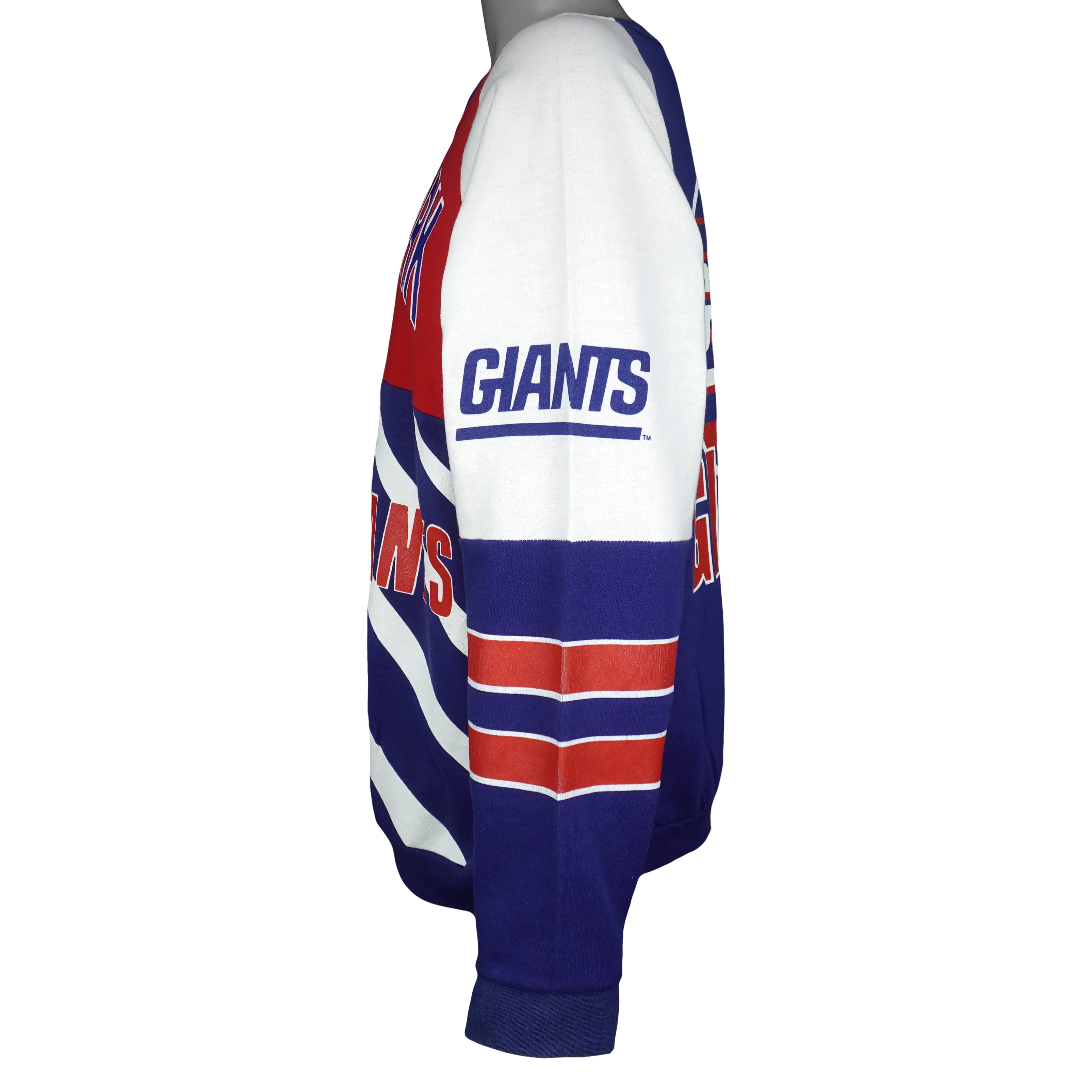 NFL (Garan Inc.) - New York Giants Crew Neck Sweatshirt 1980s Large - Image 3
