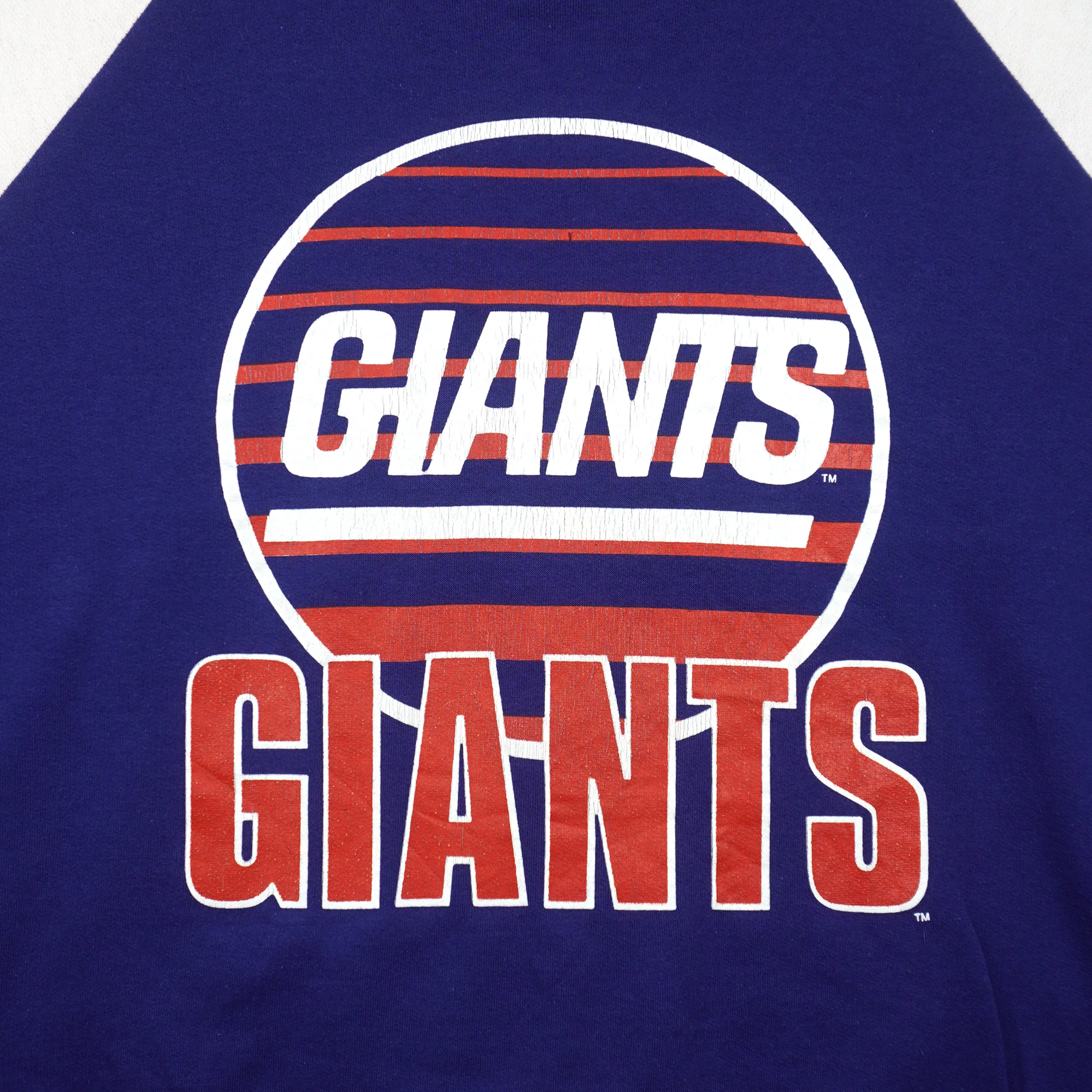 NFL (Garan Inc.) - New York Giants Crew Neck Sweatshirt 1980s Large - Image 5