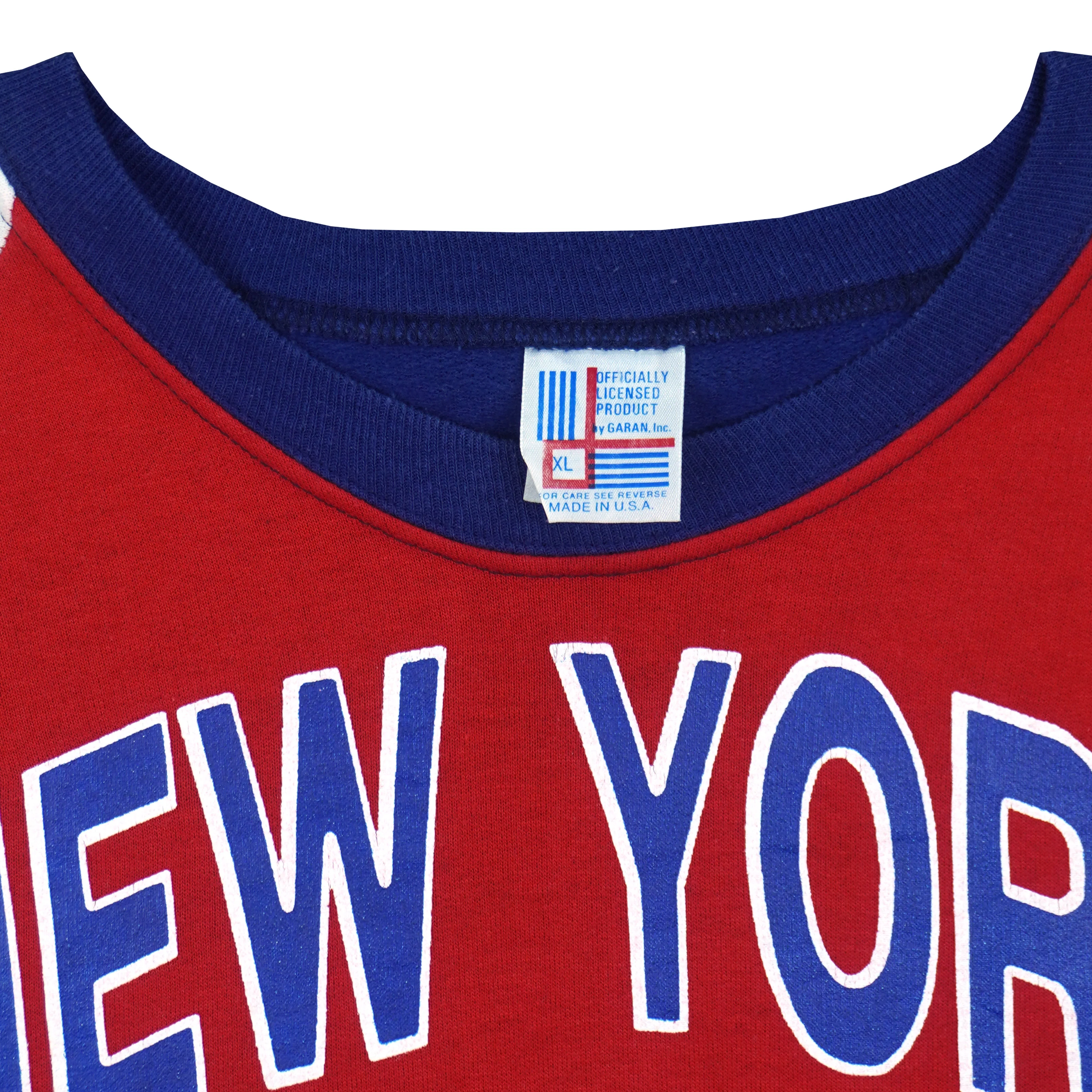 NFL (Garan Inc.) - New York Giants Crew Neck Sweatshirt 1980s Large - Image 6