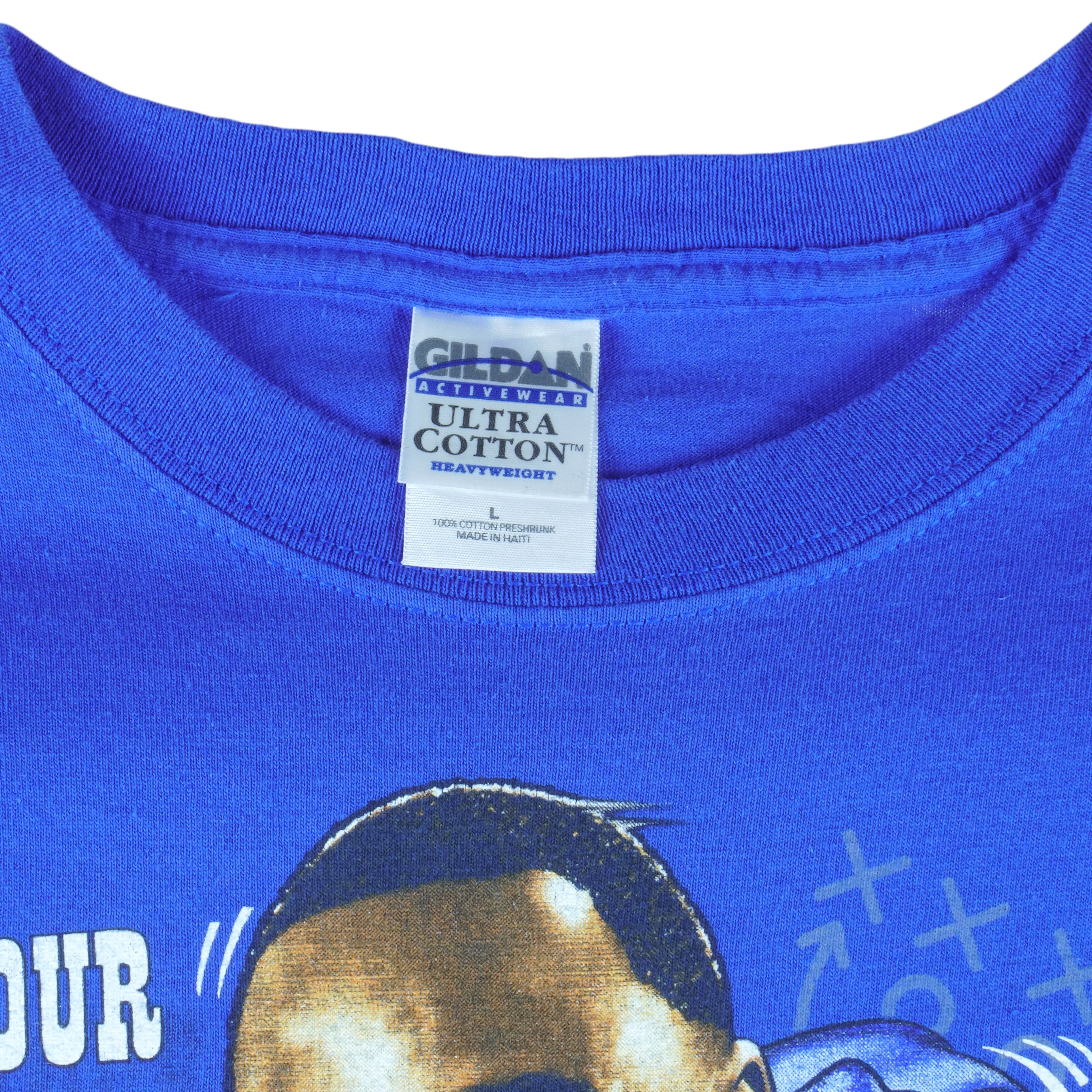 NFL (Gildan) - Indianapolis Colts Indy' Joseph Addai Caricature T-Shirt 2000s Large - Image 4