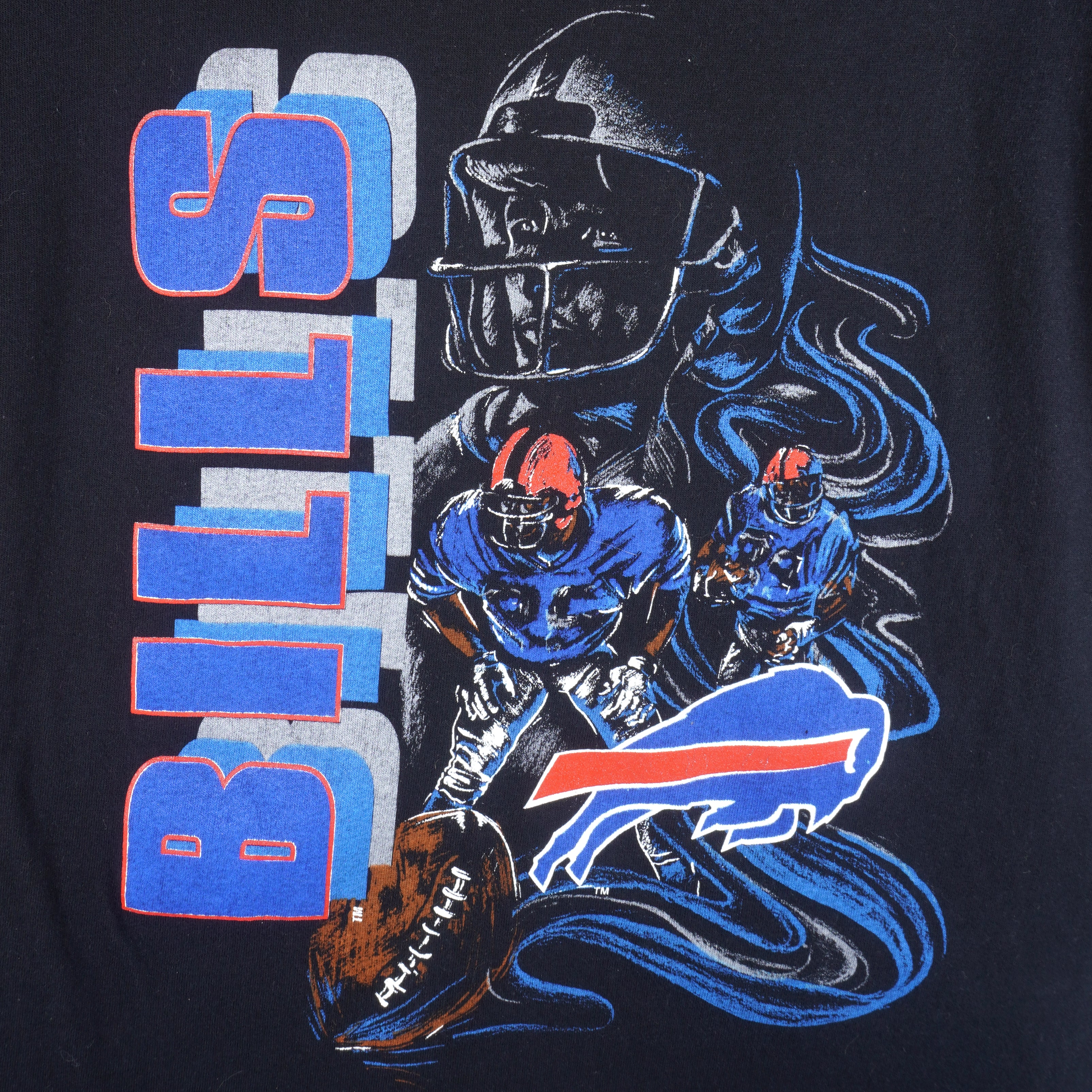 NFL (Jostens) - Buffalo Bills Underlayer T-Shirt 1990s Medium - Image 3
