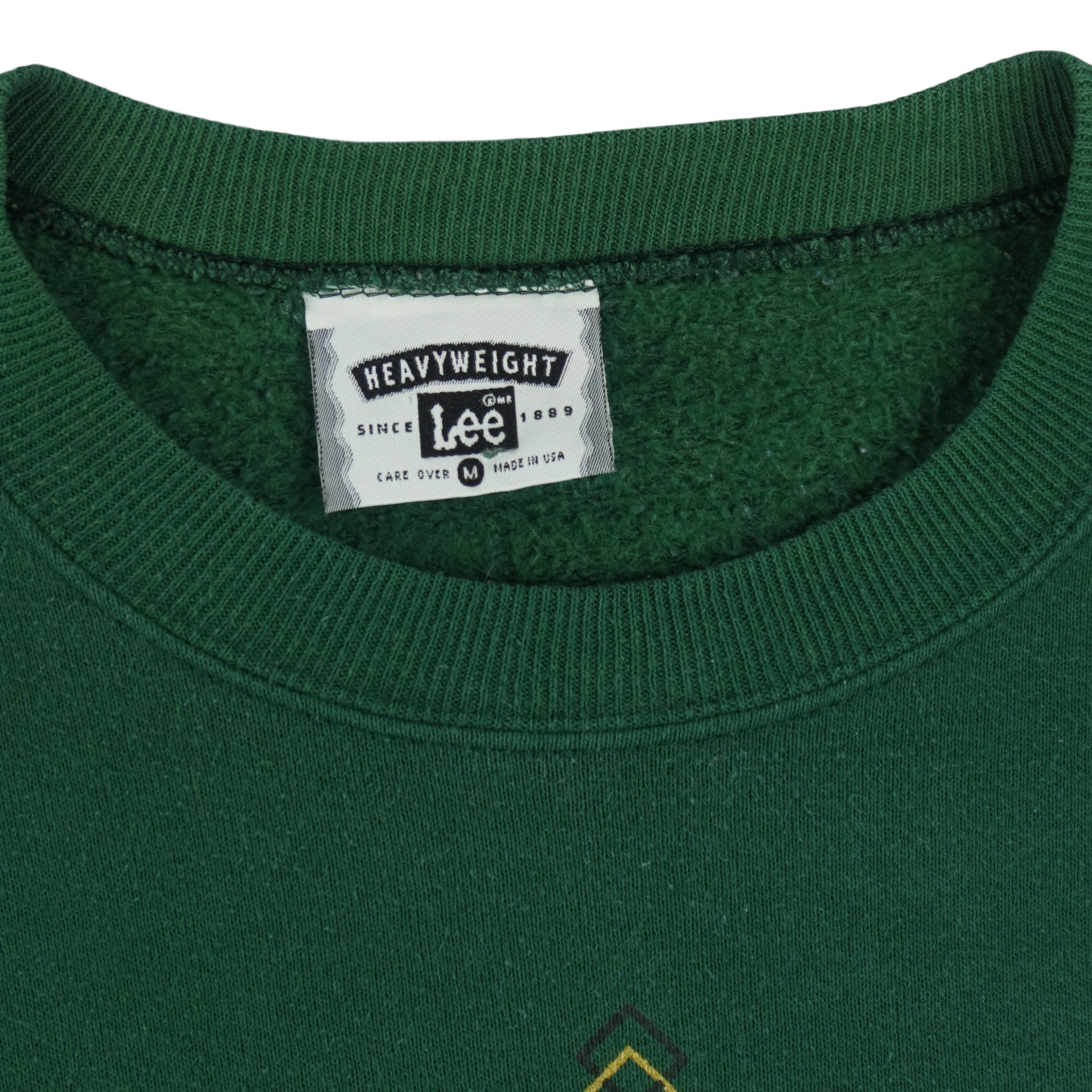 NFL (Lee) - Green Bay Packers Big Logo Crew Neck Sweatshirt 1995 Medium - Image 4