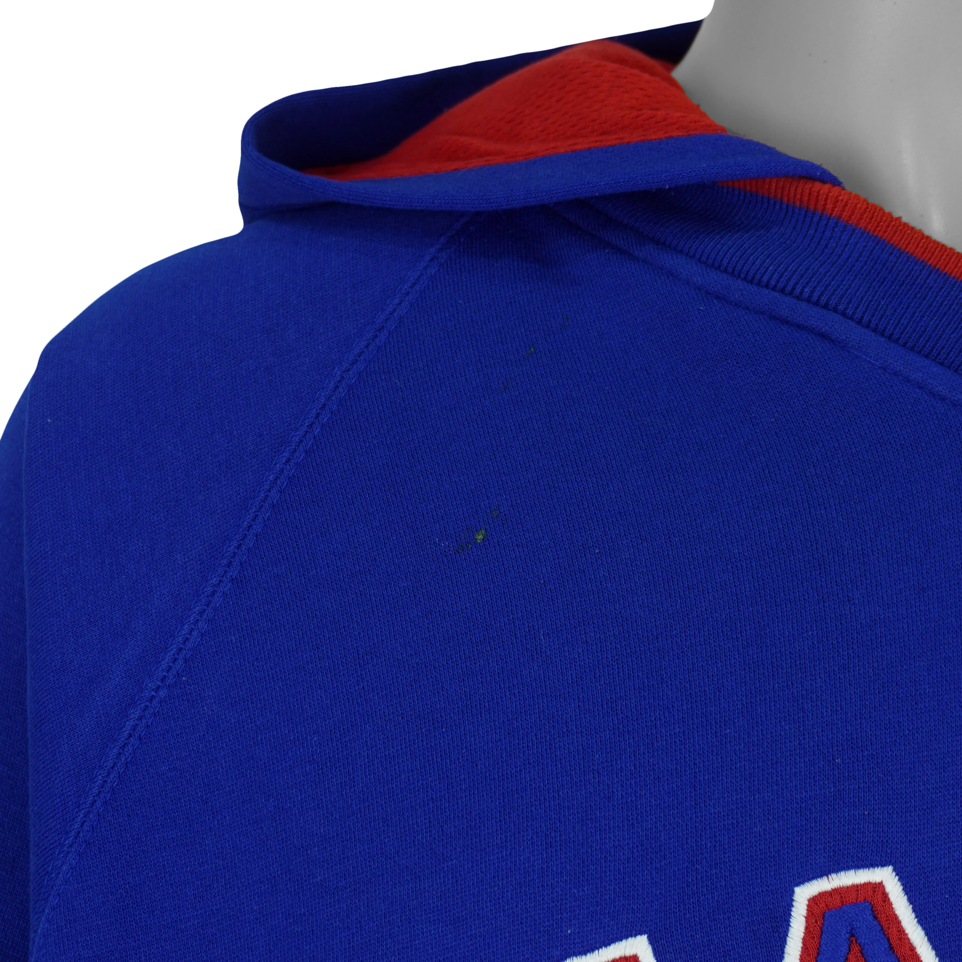 NFL (Lee) - New York Giants Embroidered Hooded Sweatshirt 1990s XX-Large - Image 3