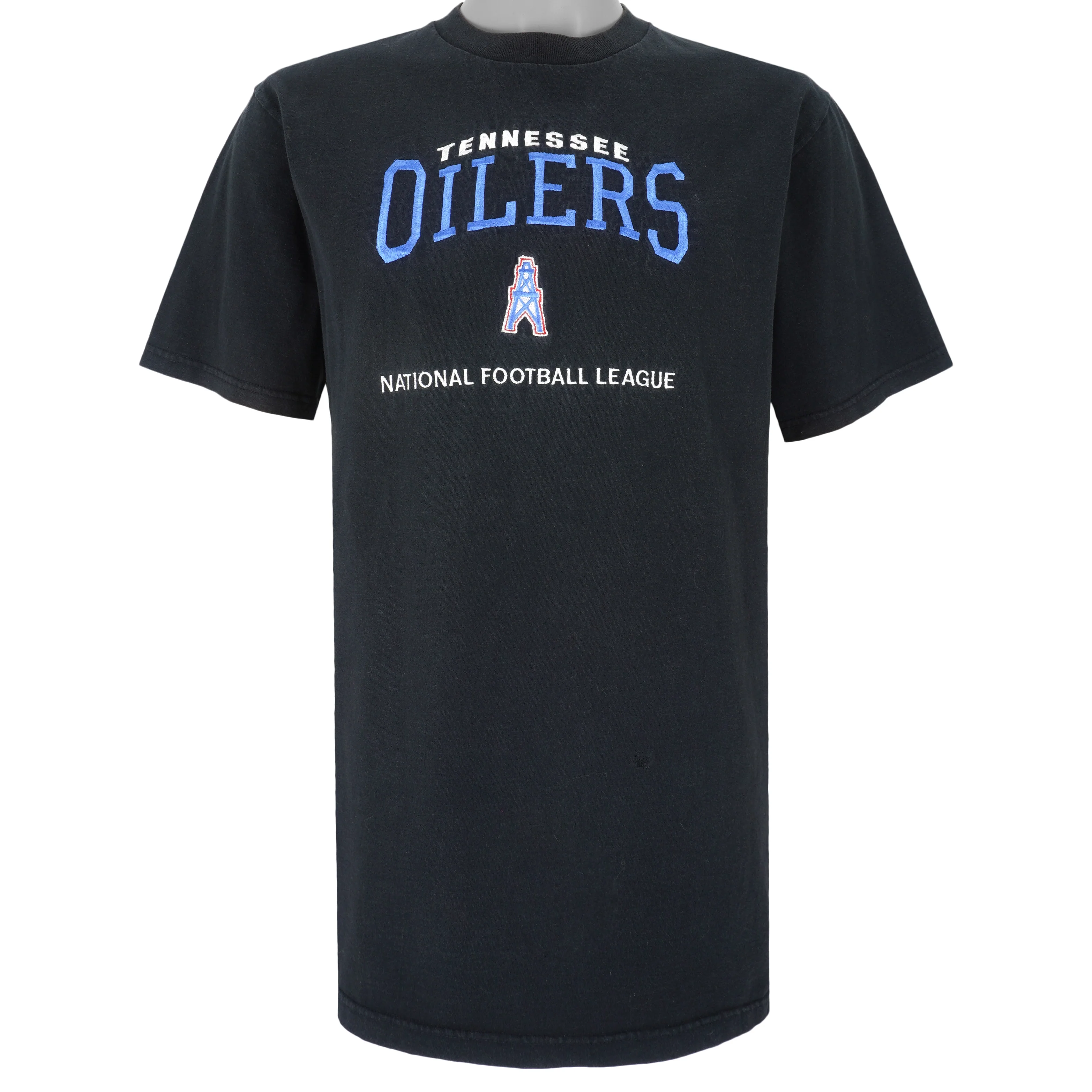 NFL (Lee) - Tennessee Oilers Embroidered T-Shirt 1990s Medium