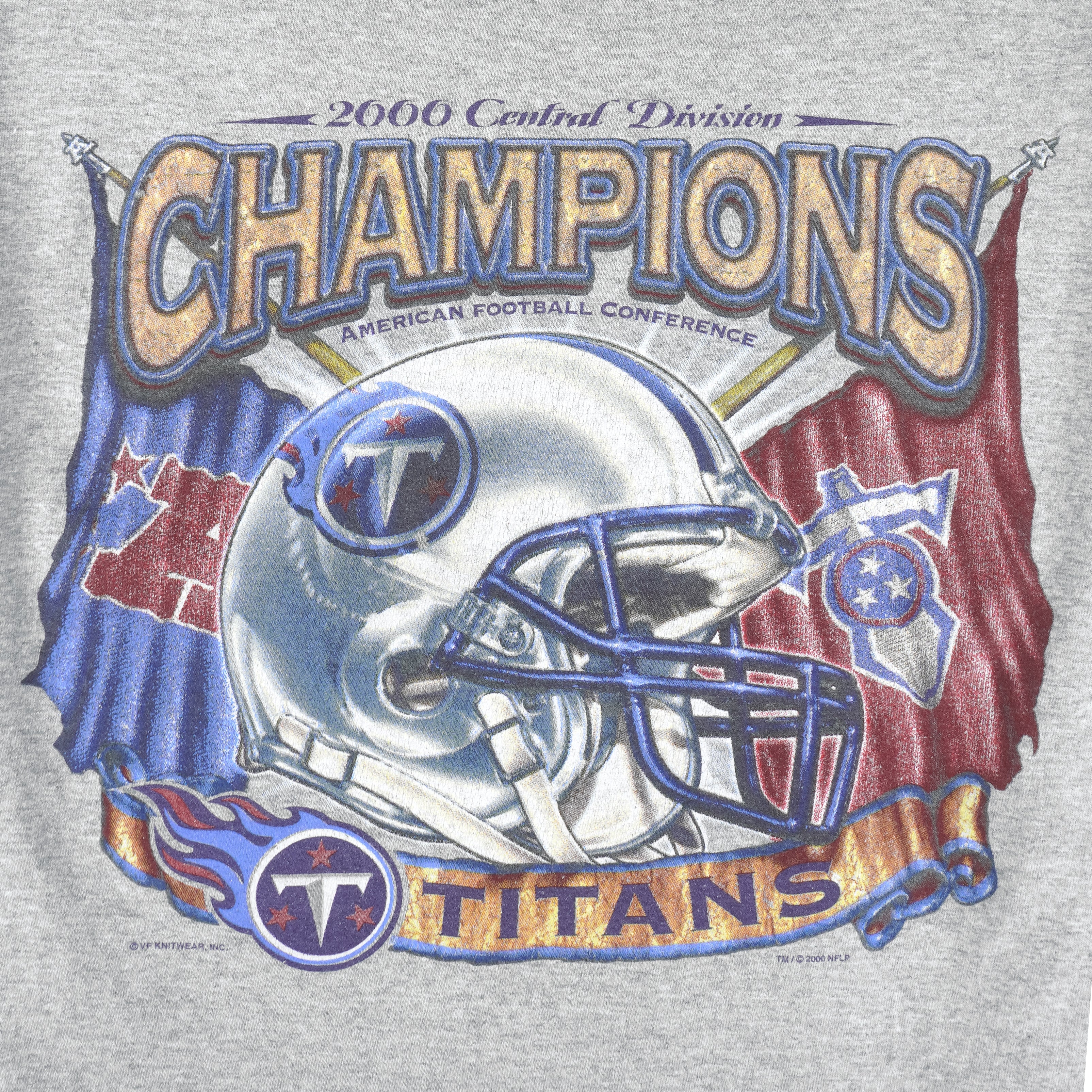 NFL (Lee) - Tennessee Titans Central Division Champs T-Shirt 2000 X-Large - Image 3