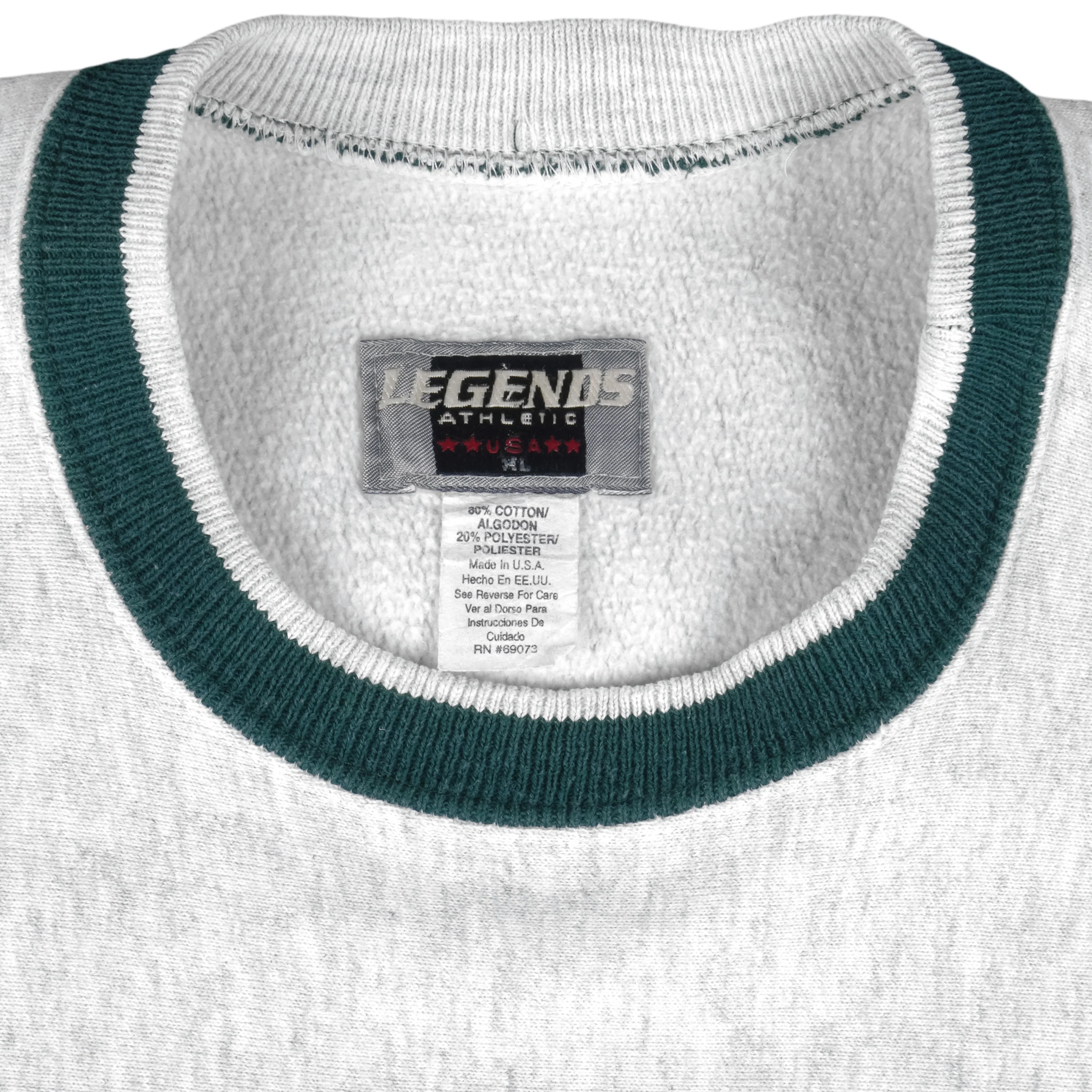 NFL (Legends) - Green Bay Packers Spell-Out Crew Neck Sweatshirt 1990s X-Large - Image 5