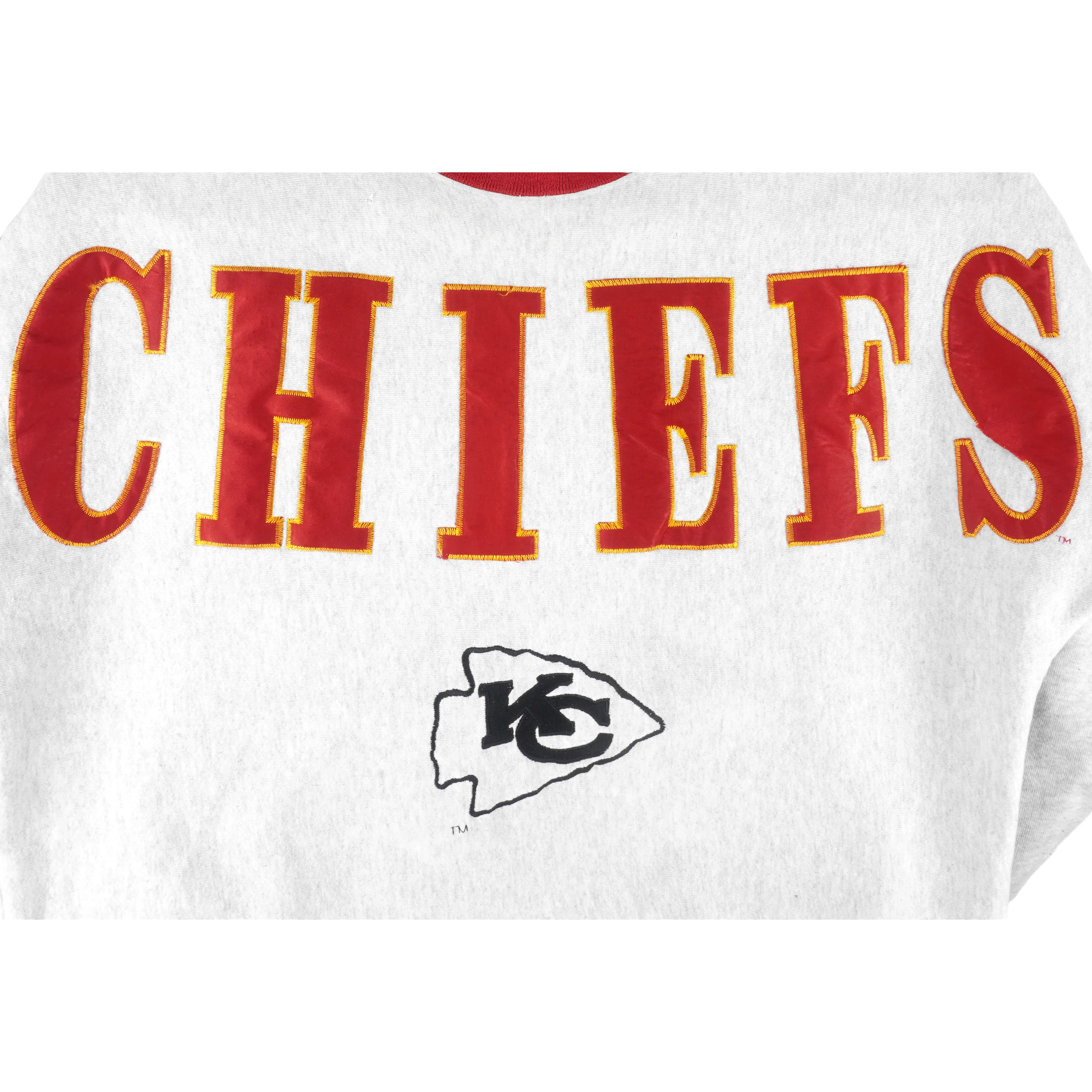 NFL (Legends) - Kansas City Chiefs Crew Neck Sweatshirt 1990s X-Large - Image 3