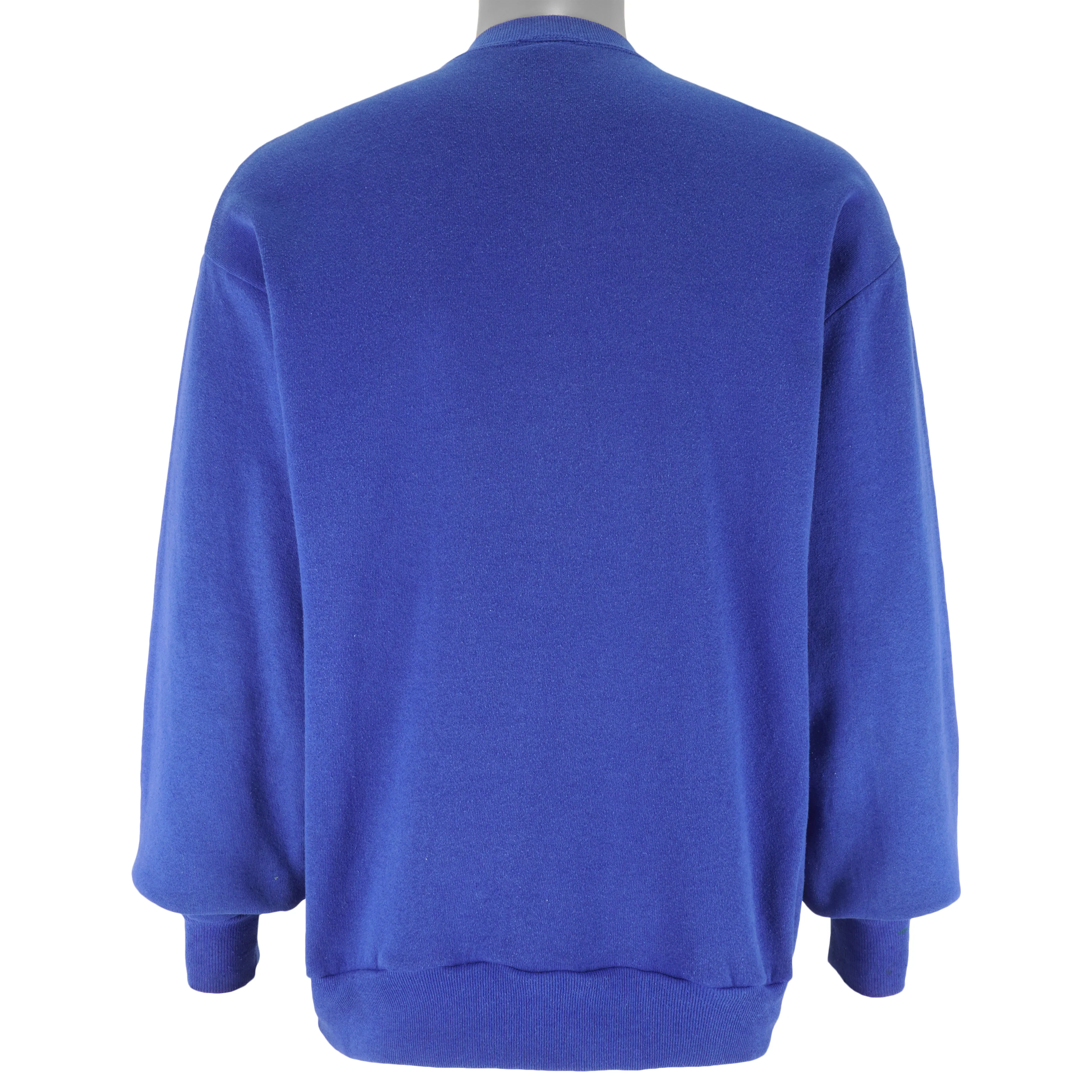 NFL (Locker Line) - New England Patriots Crew Neck Sweatshirt 1995 Large - Image 2