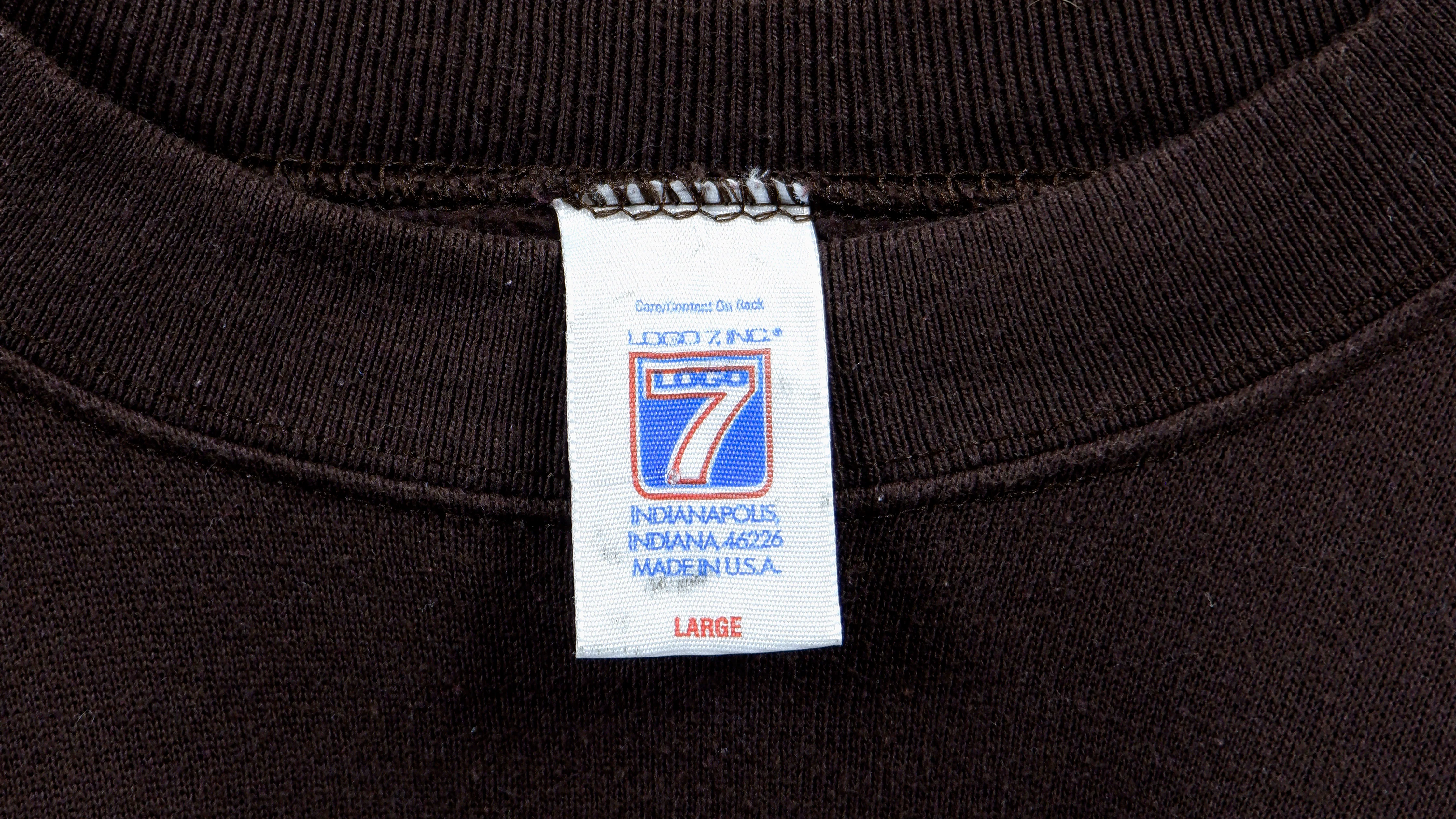 NFL (Logo 7) - Cleveland Browns Football Crew Neck Sweatshirt 1990s Medium - Image 3