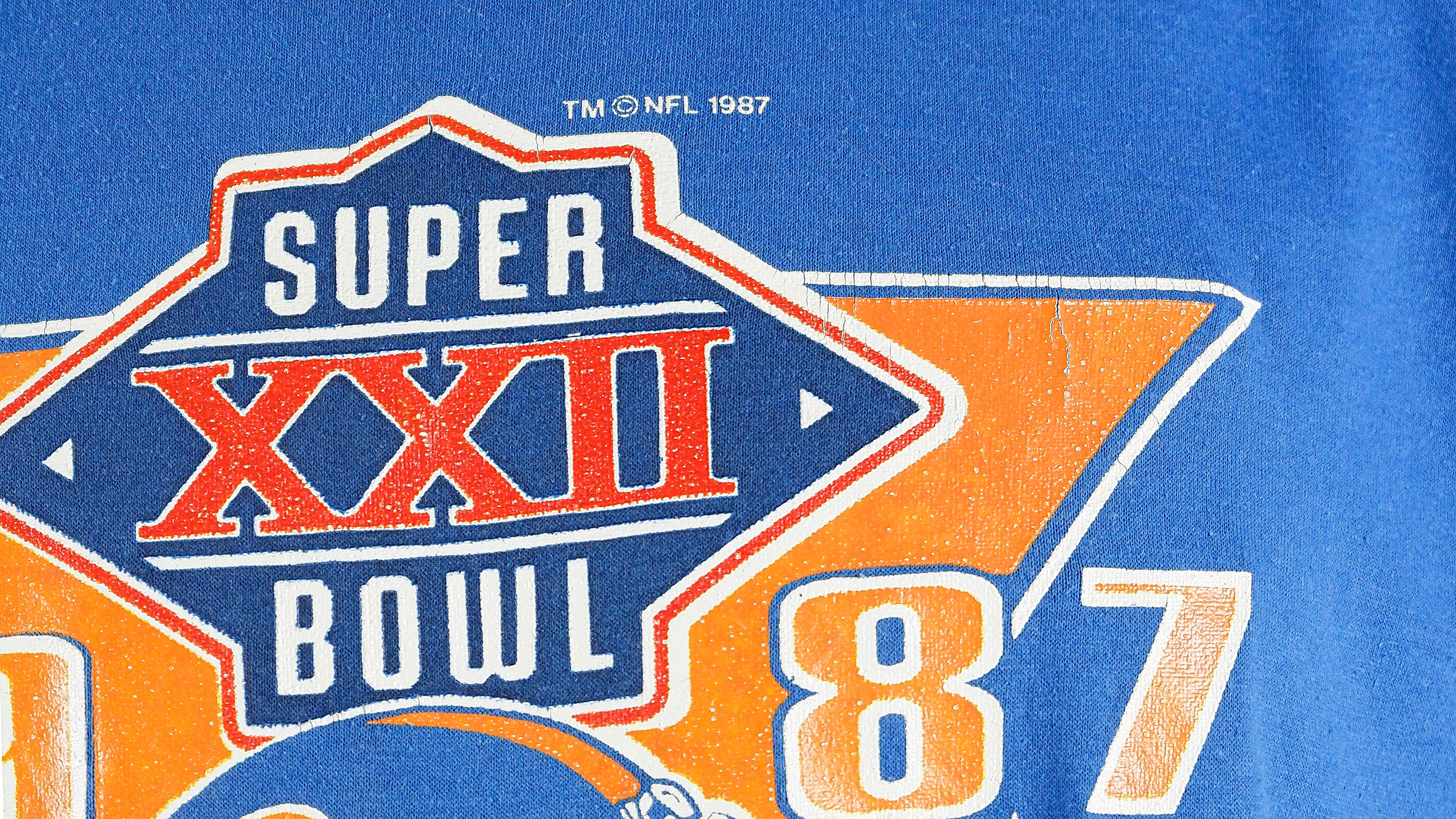 NFL (Logo 7) - Denver Broncos, AFC Champions, Super Bowl XXII T-Shirt 1987 Large - Image 3