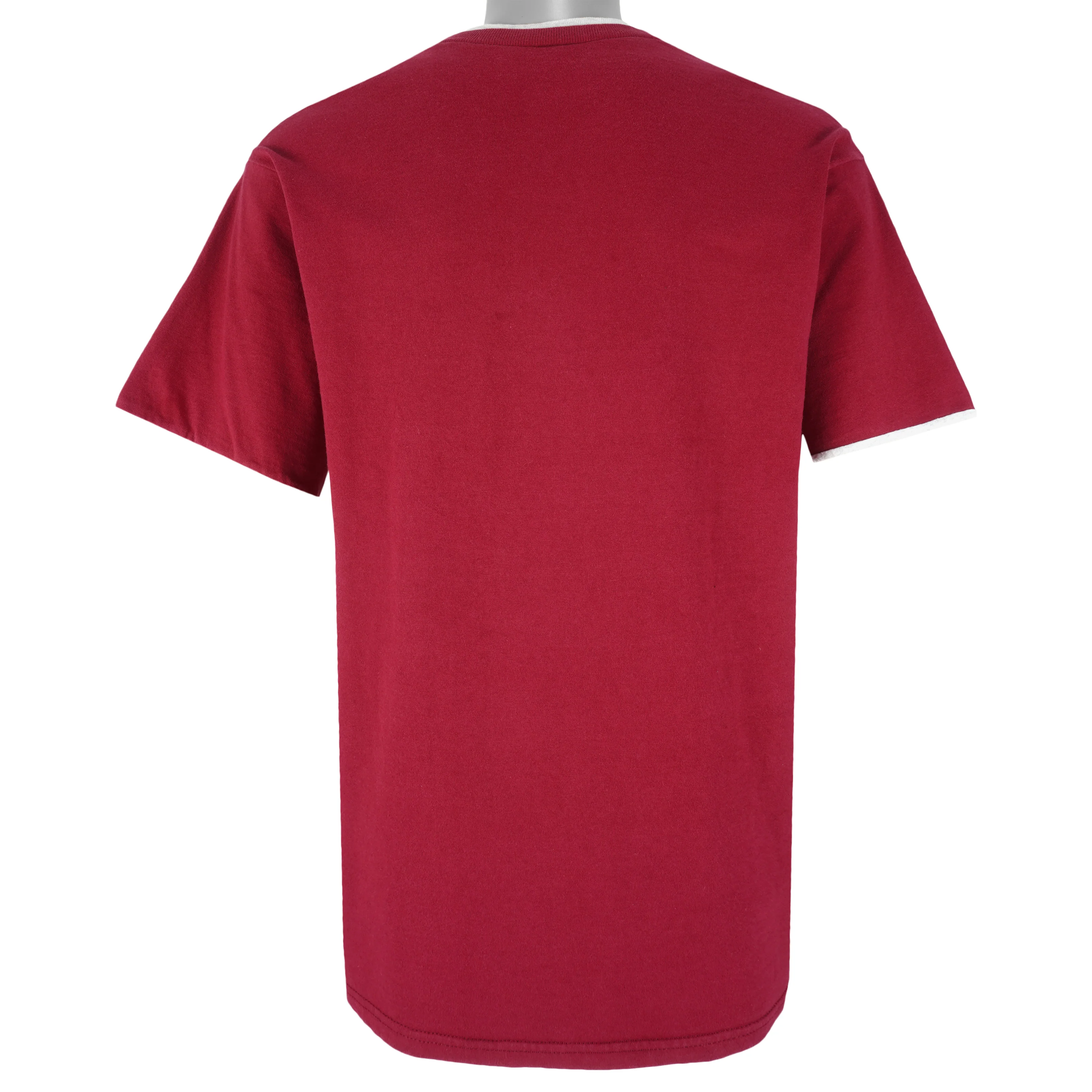 NFL (Logo 7) - Phoenix Cardinals Spell-Out Roll Em Up T-Shirt 1992 Large - Image 2