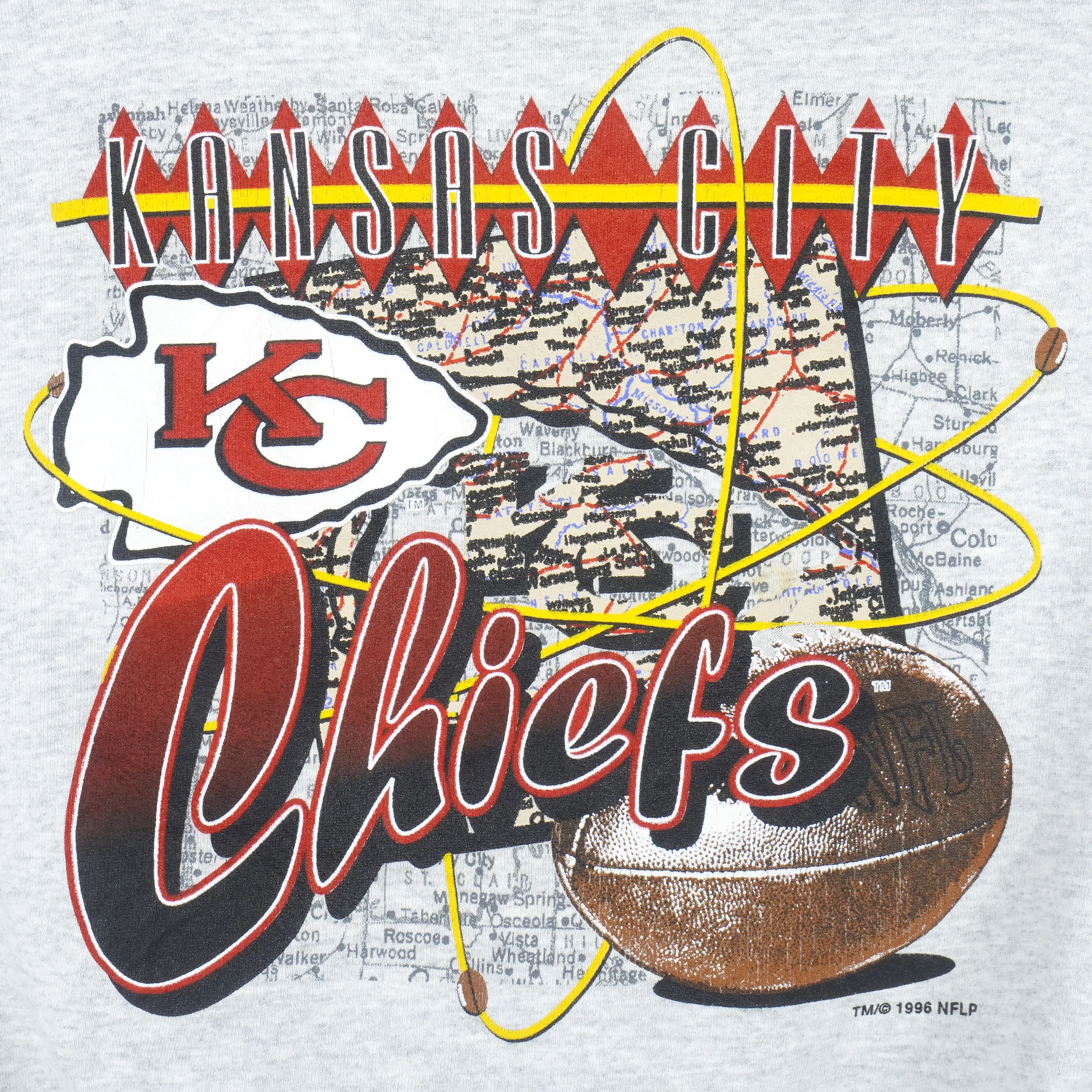 NFL (Logo Athletic) - Kansas City Chiefs Crew Neck Sweatshirt 1996 Large - Image 4