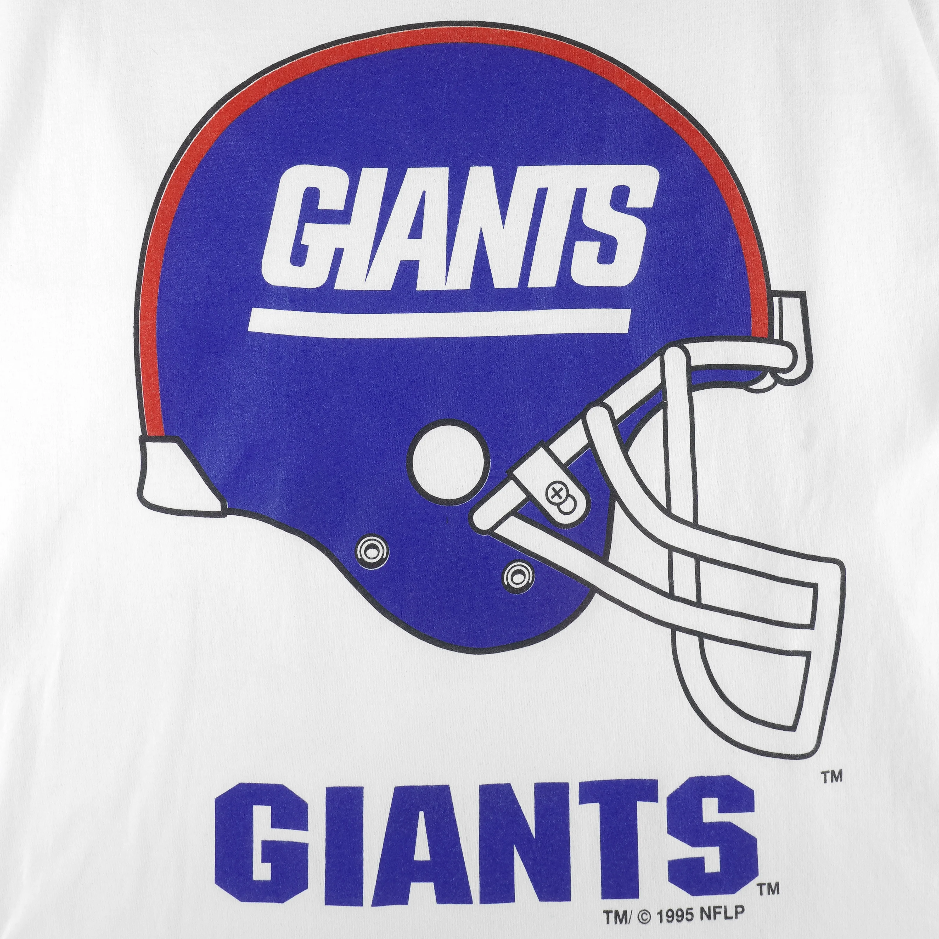 NFL (Logo Athletic) - New York Giants Helmet Long Sleeved Shirt 1995 Large - Image 3