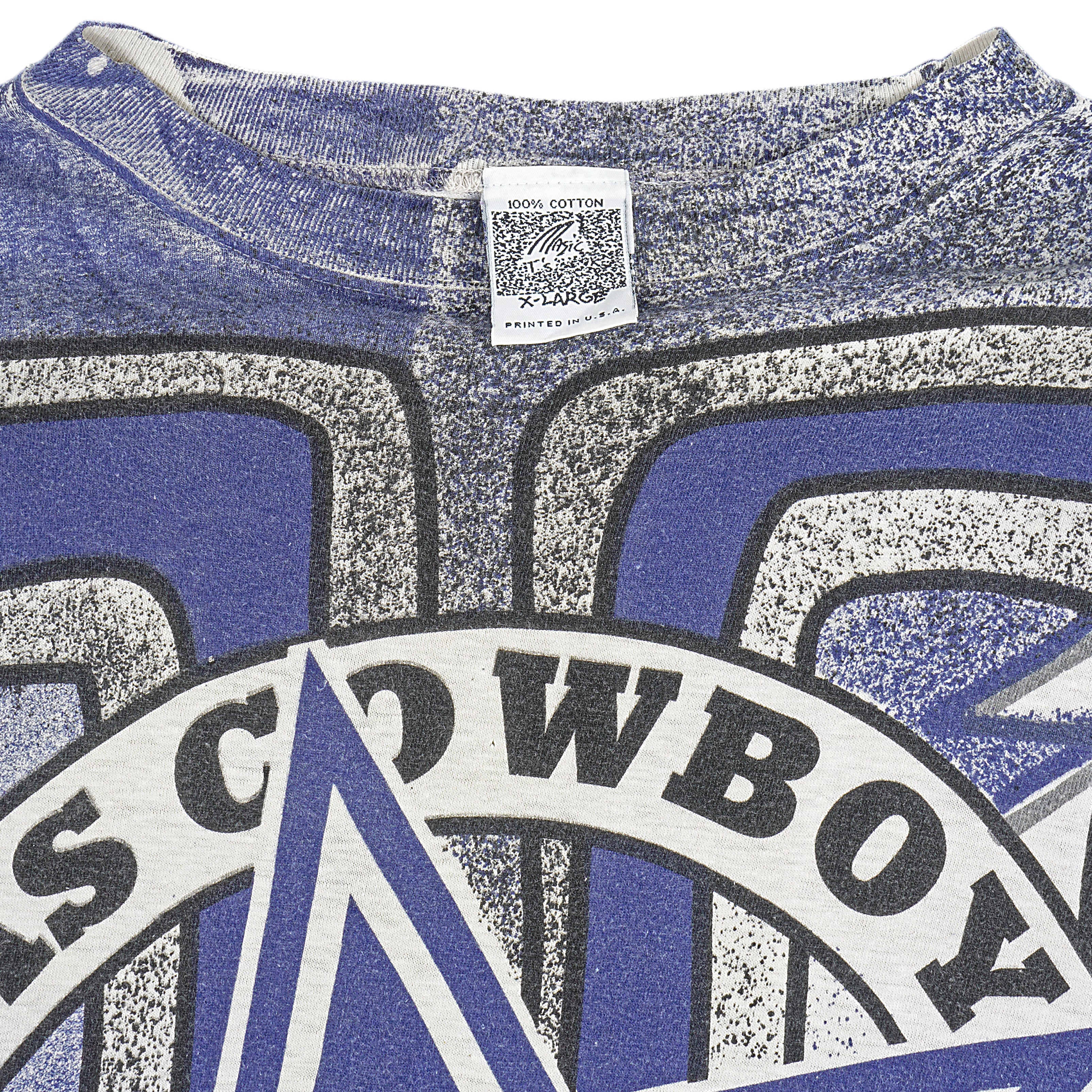 NFL (Magic Johnson T's) - Dallas Cowboys All Over Prints T-Shirt 1990s X-Large - Image 4