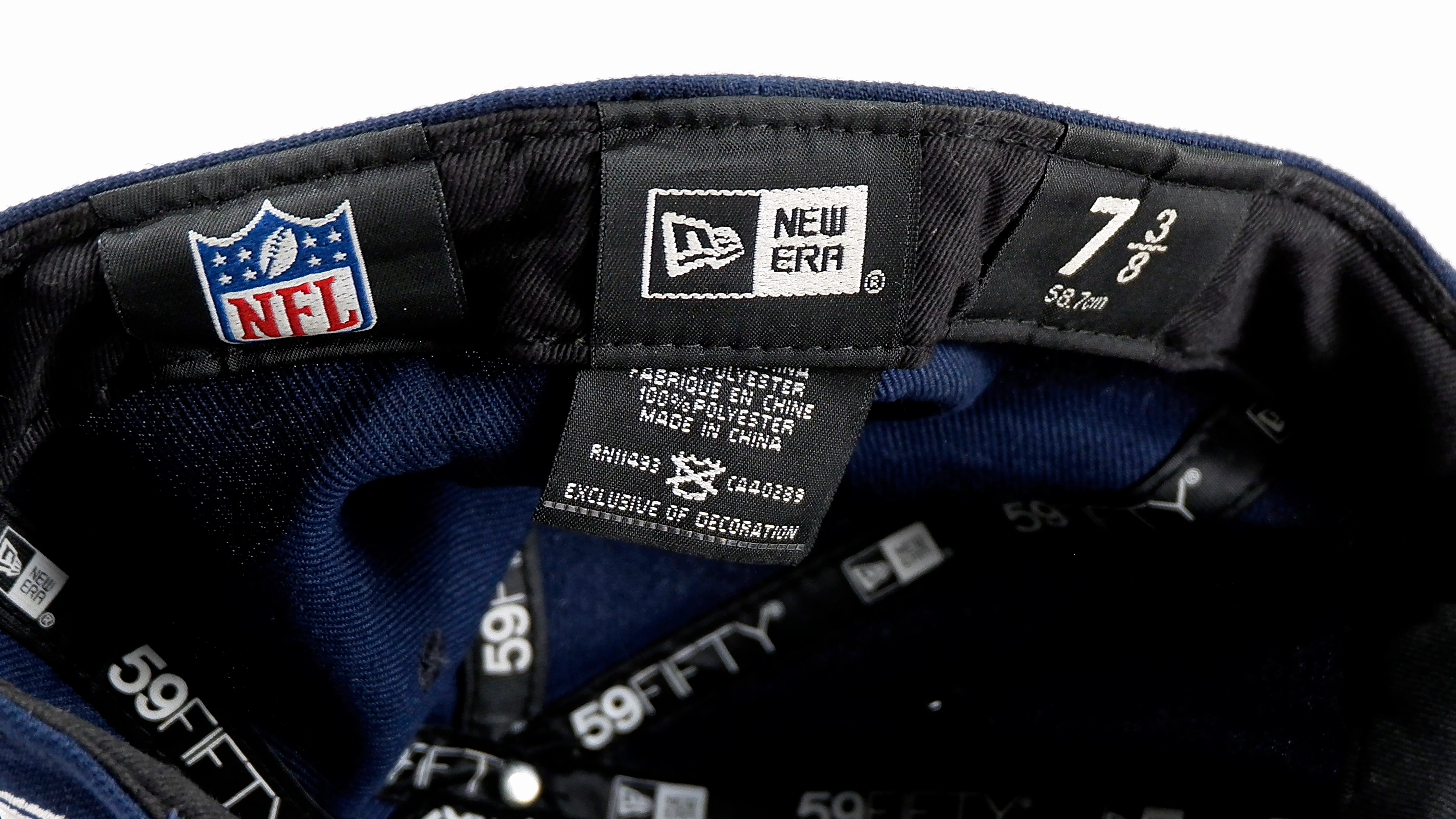 NFL (New Era) - Dallas Cowboys Hat Deadstock 1990s Fitted 7 3/8 - Image 6