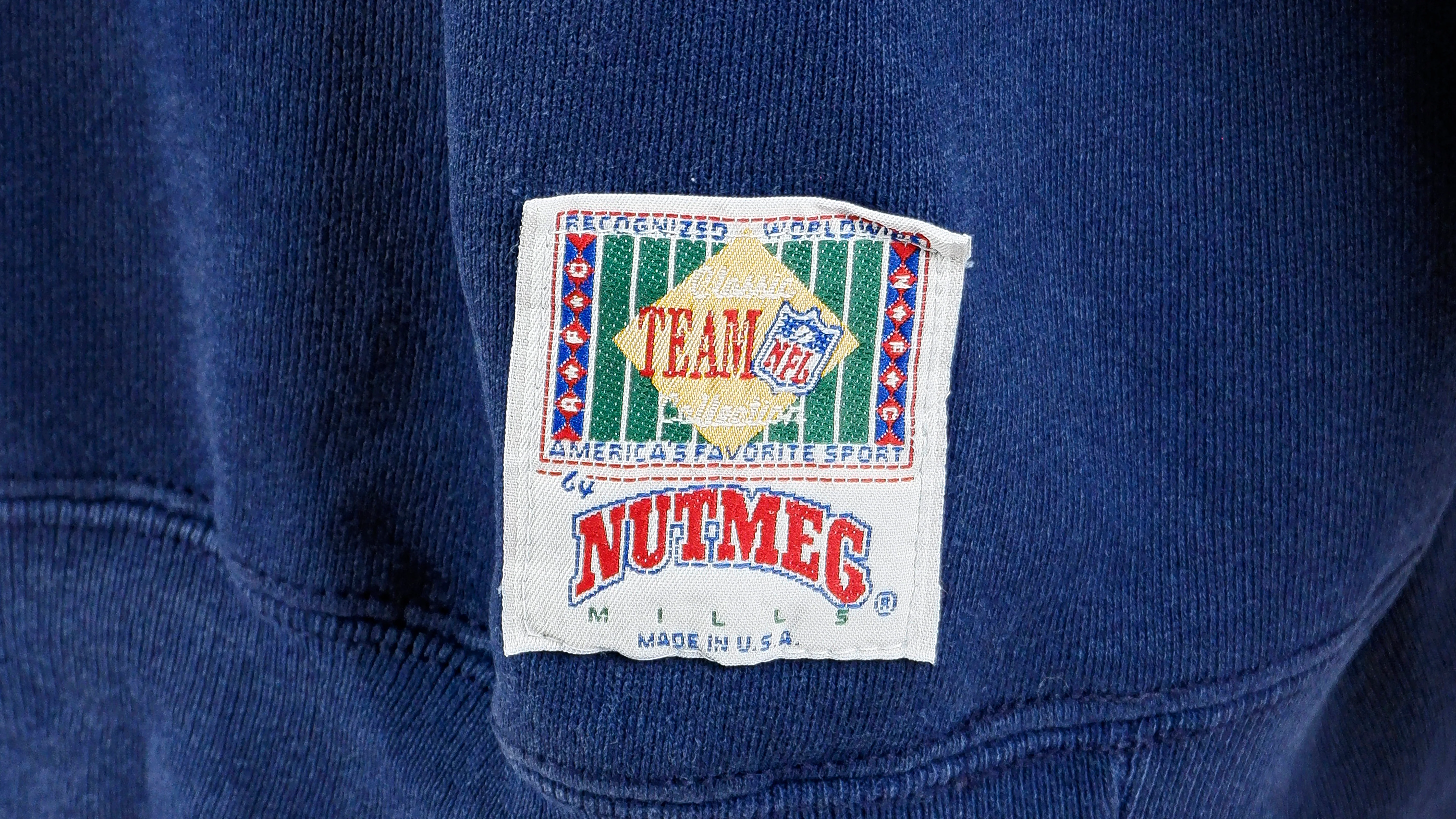 NFL (Nutmeg) - Chicago Bears Locker Room Crew Neck Sweatshirt 1990s X-Large - Image 3