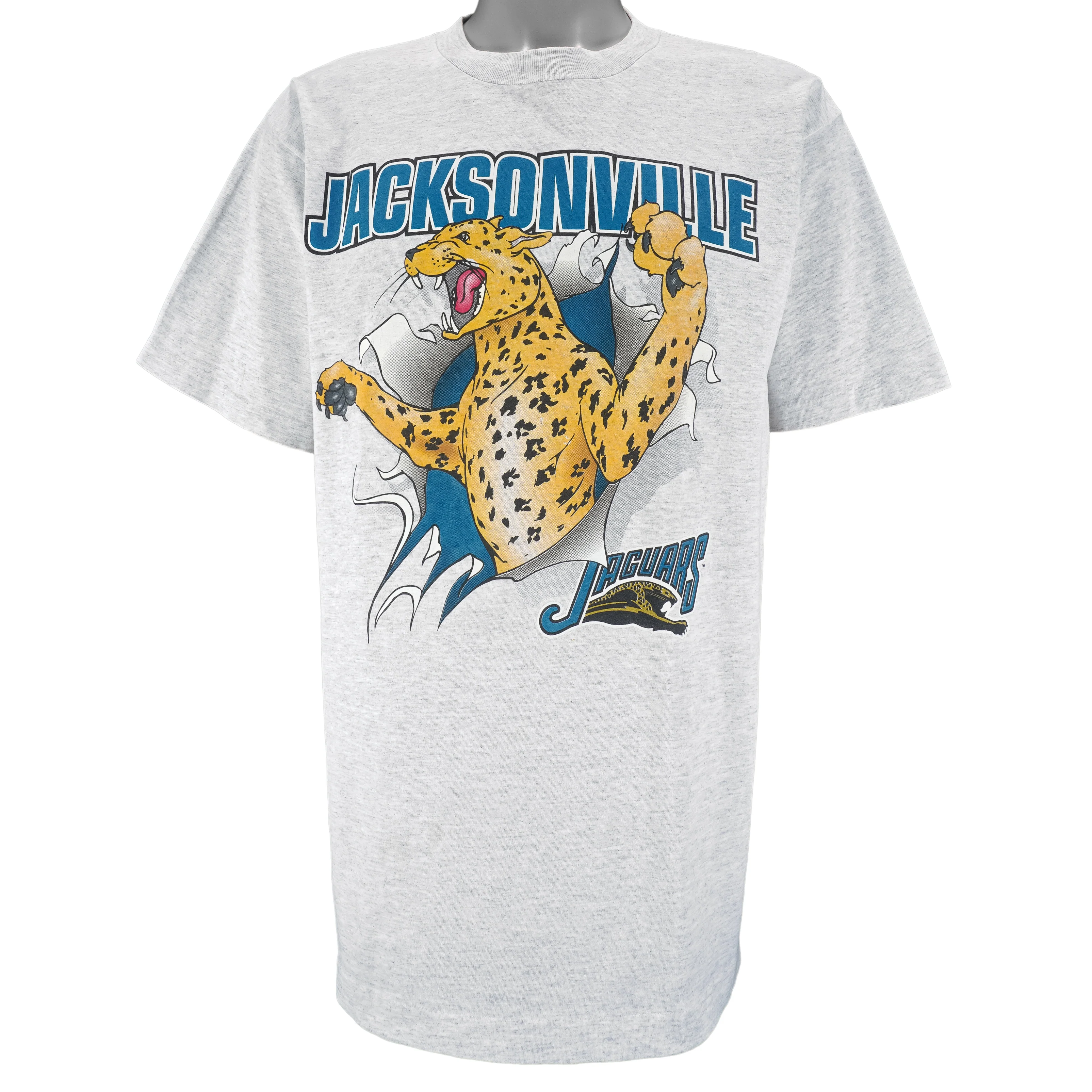 NFL (Nutmeg) - Jacksonville Jaguars Breakout T-Shirt 1993 X-Large
