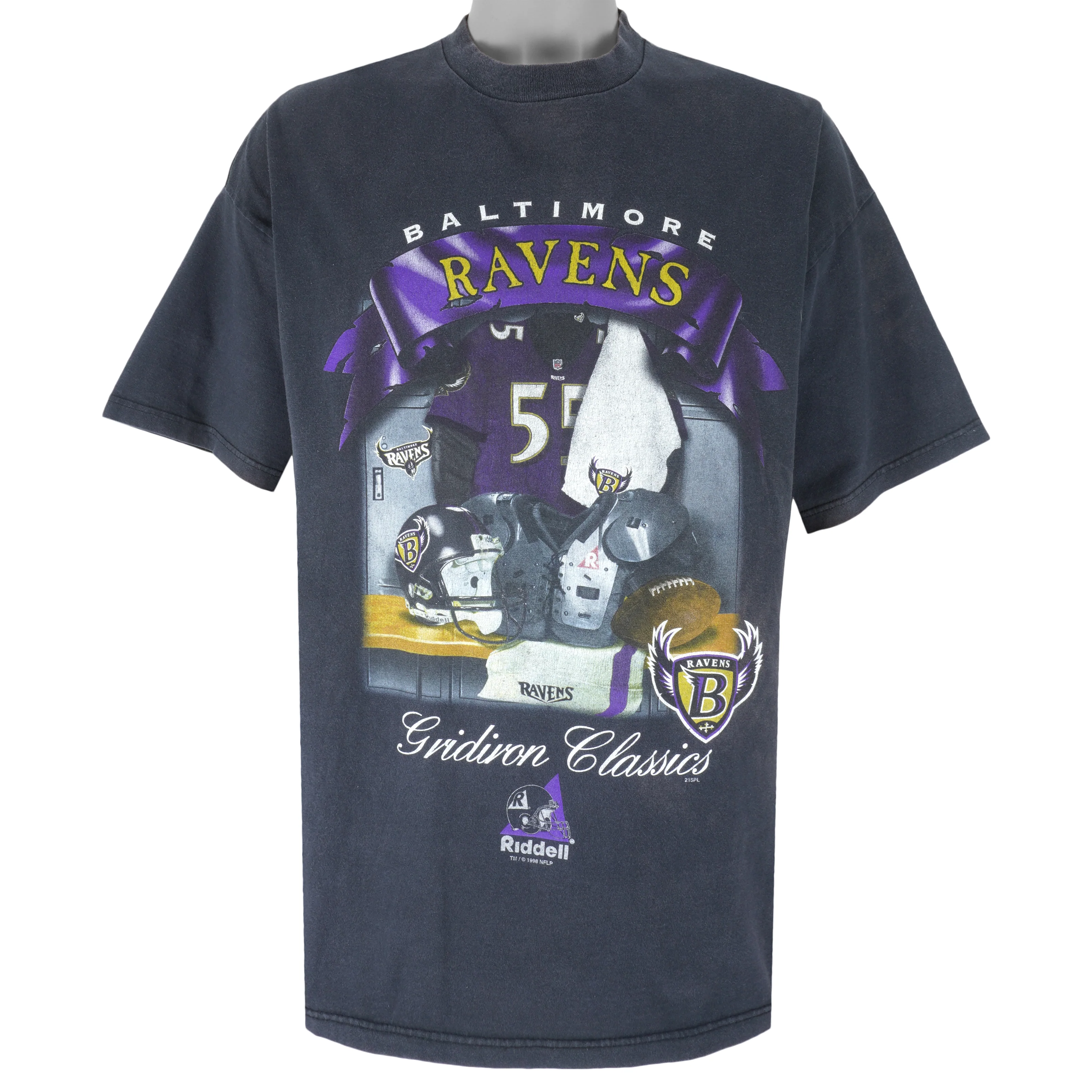 NFL (Riddell) - Baltimore Ravens Gridiron Classics T-Shirt 1998 X-Large
