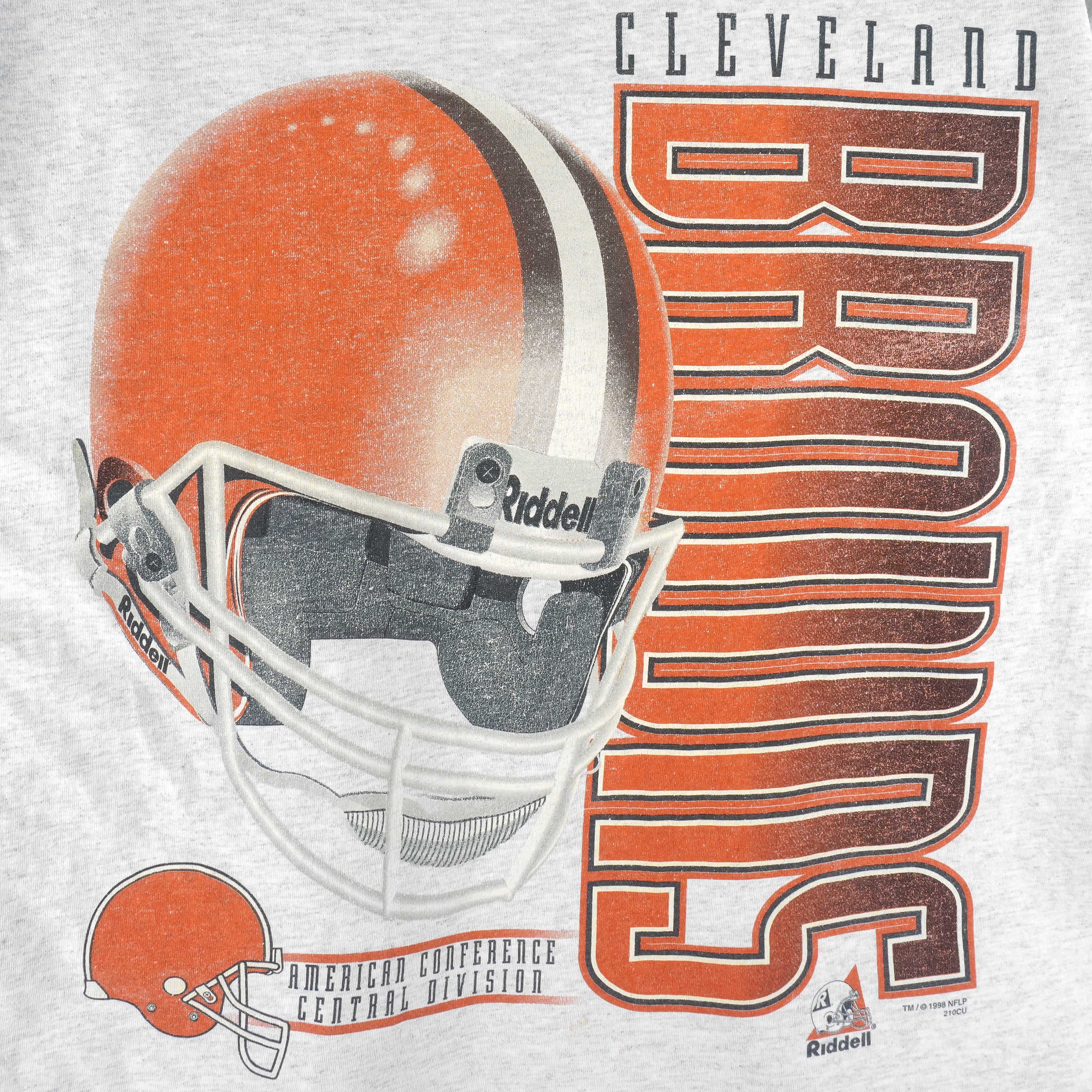 NFL (Riddell) - Cleveland Browns Helmet T-Shirt 1998 Large - Image 3