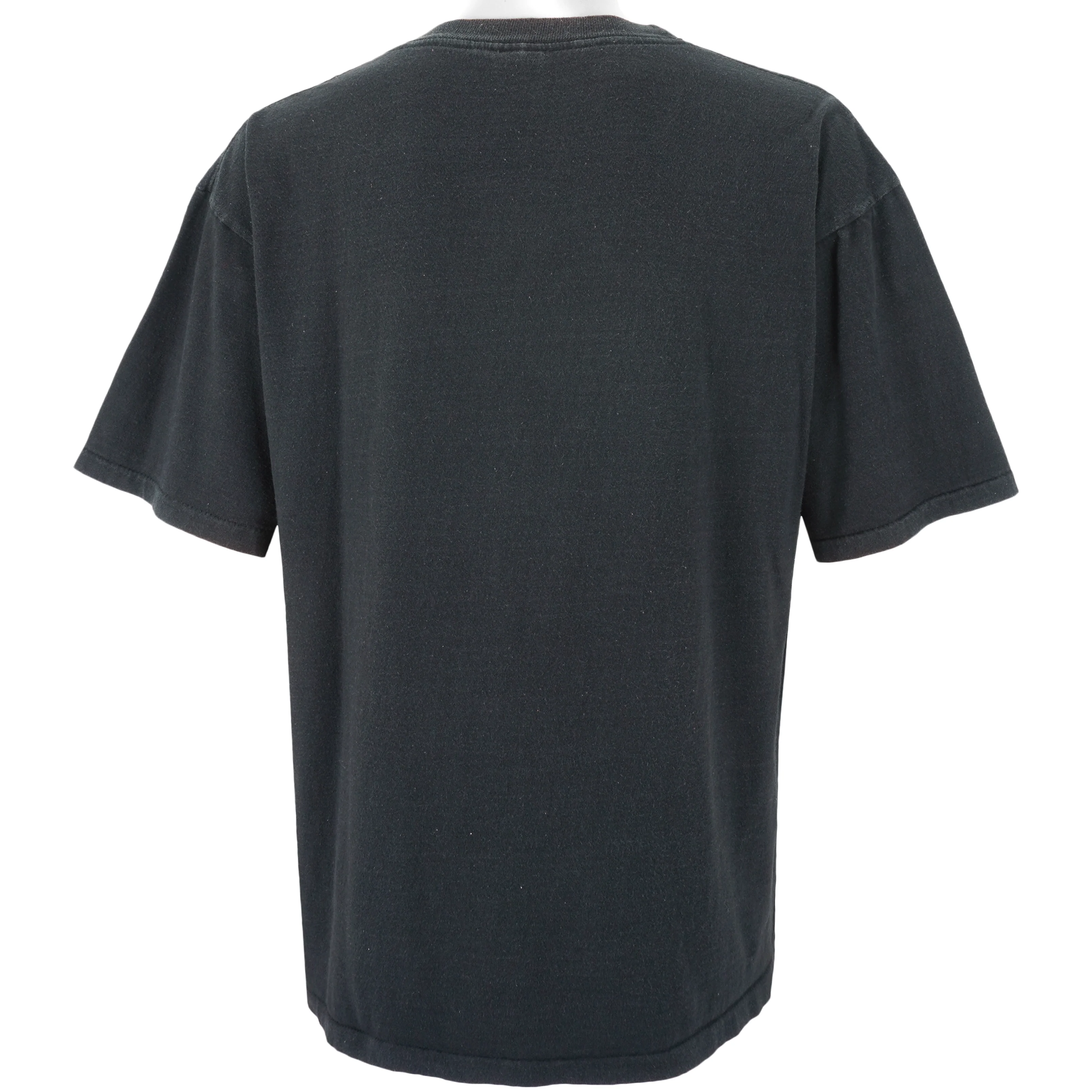 NFL (Salem) - Black Los Angeles Raiders Football T-Shirt 1990 X-Large - Image 2