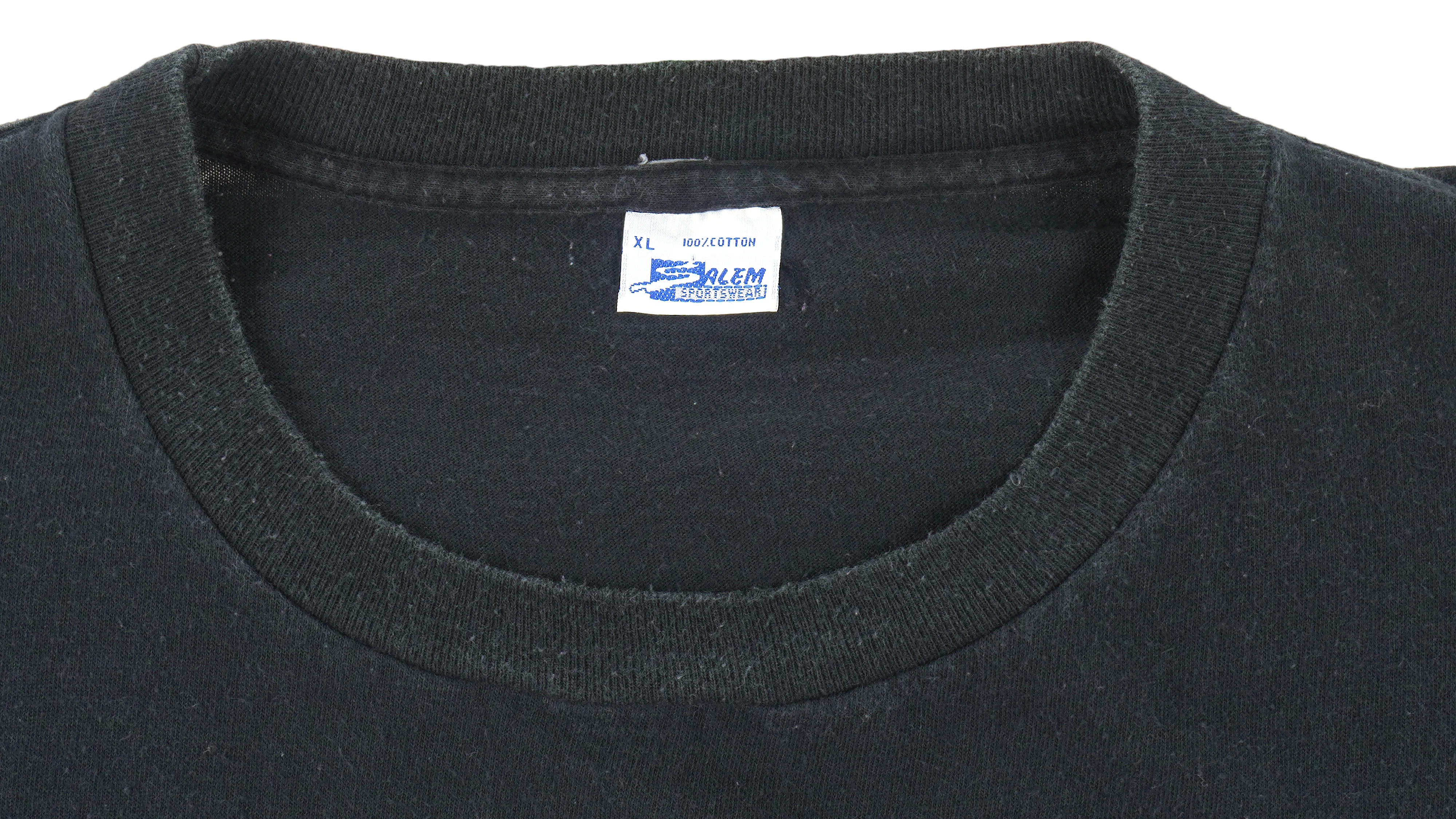NFL (Salem) - Black Los Angeles Raiders Football T-Shirt 1990 X-Large - Image 3
