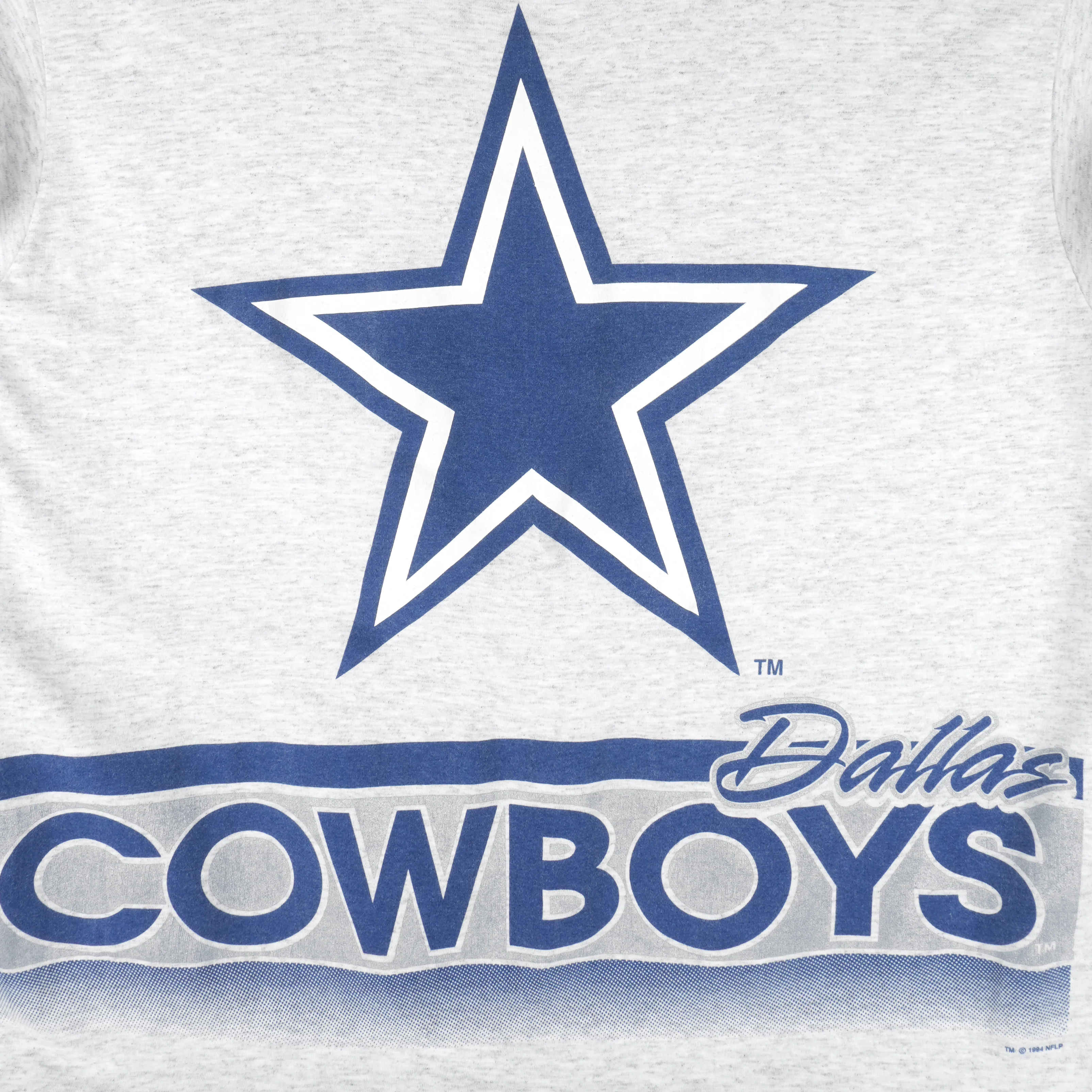 NFL (Salem) - Dallas Cowboys Big Logo Fan Jersey T-Shirt 1994 X-Large - Image 3