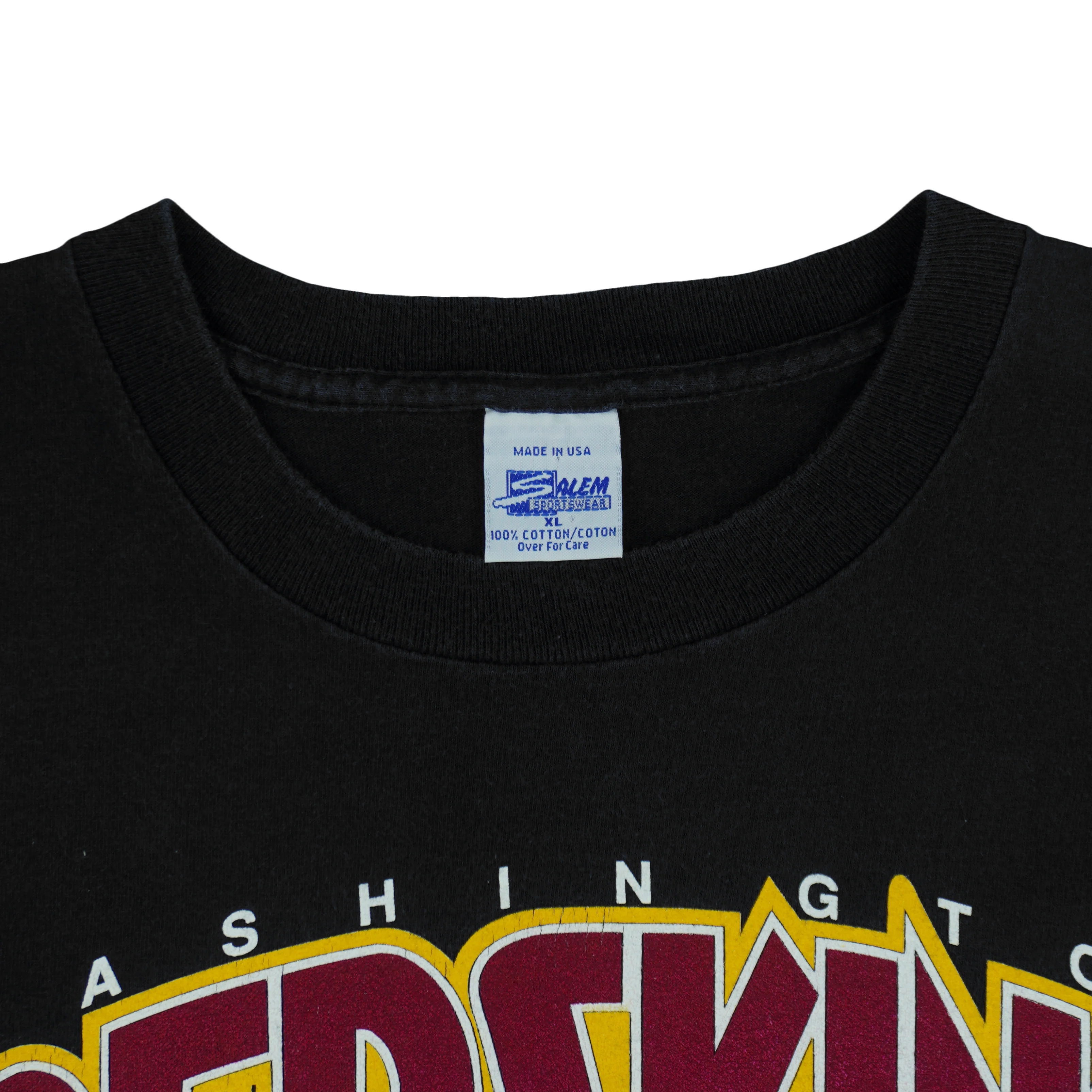 NFL (Salem) - Washington Redskins Helmet T-Shirt 1992 X-Large - Image 4