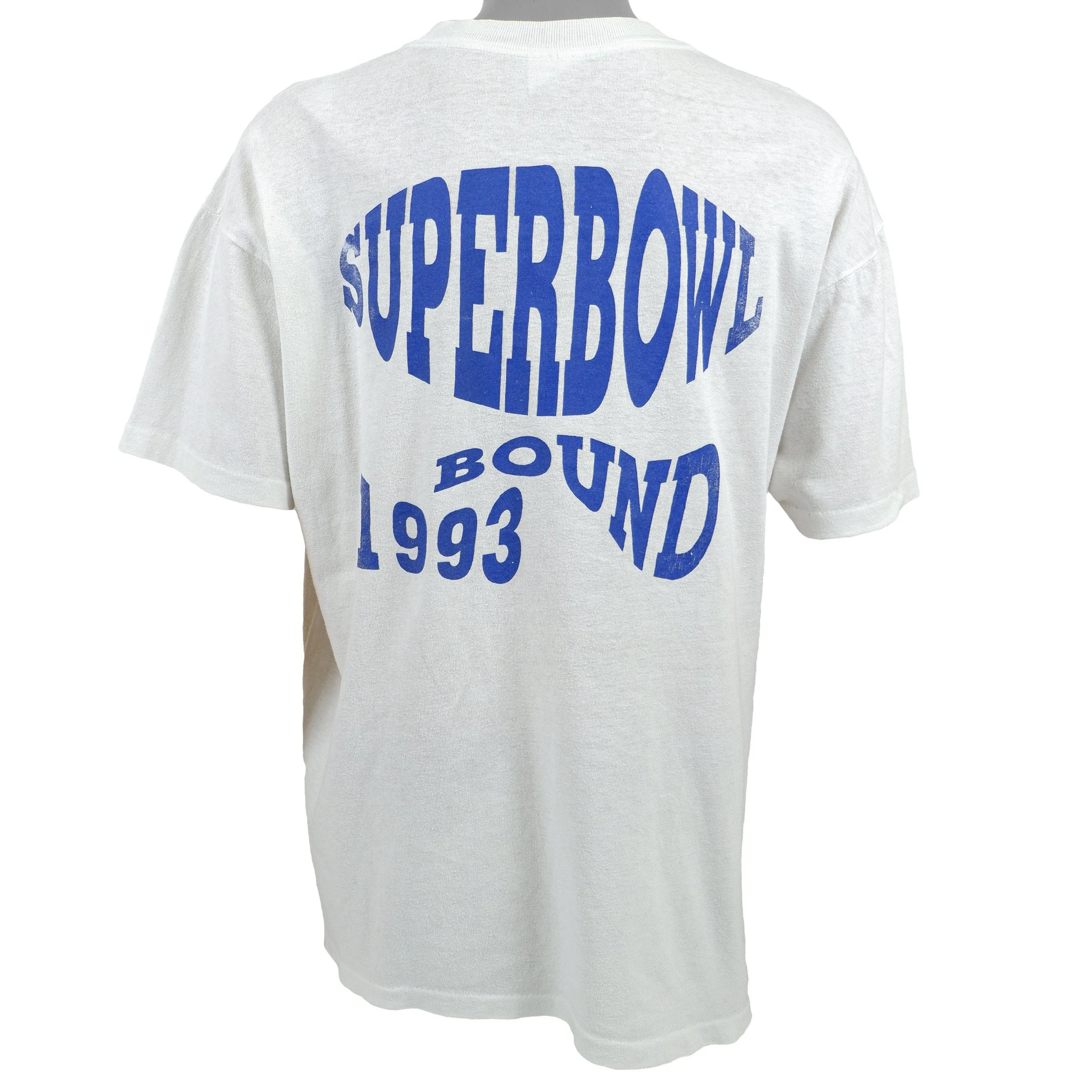 NFL (Solar-T) - Chargers VS Chiefs Super Bowl Bound T-Shirt 1993 X-Large - Image 2