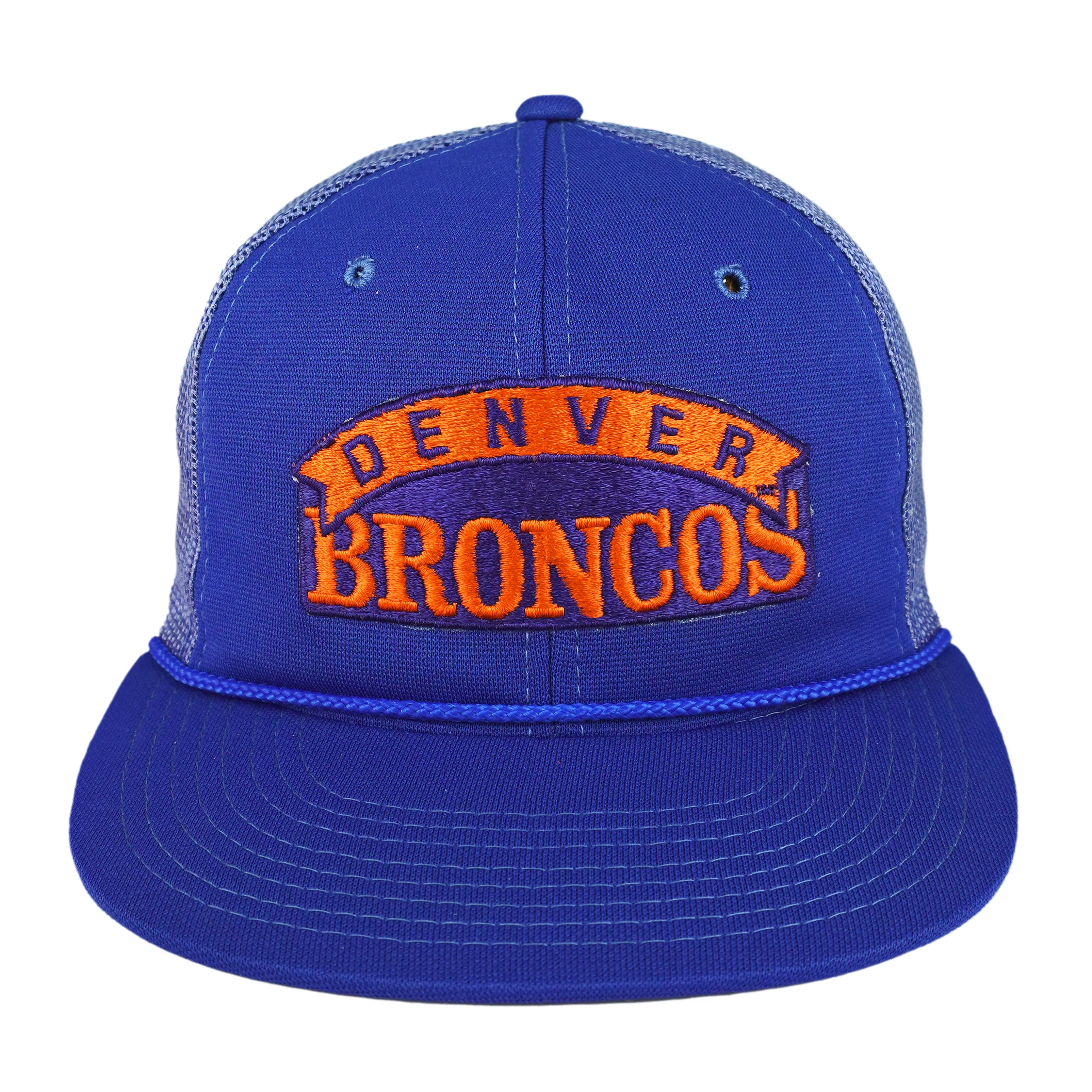 NFL (Sports Specialties) - Denver Broncos Embroidered Trucker Hat 1990s OSFA