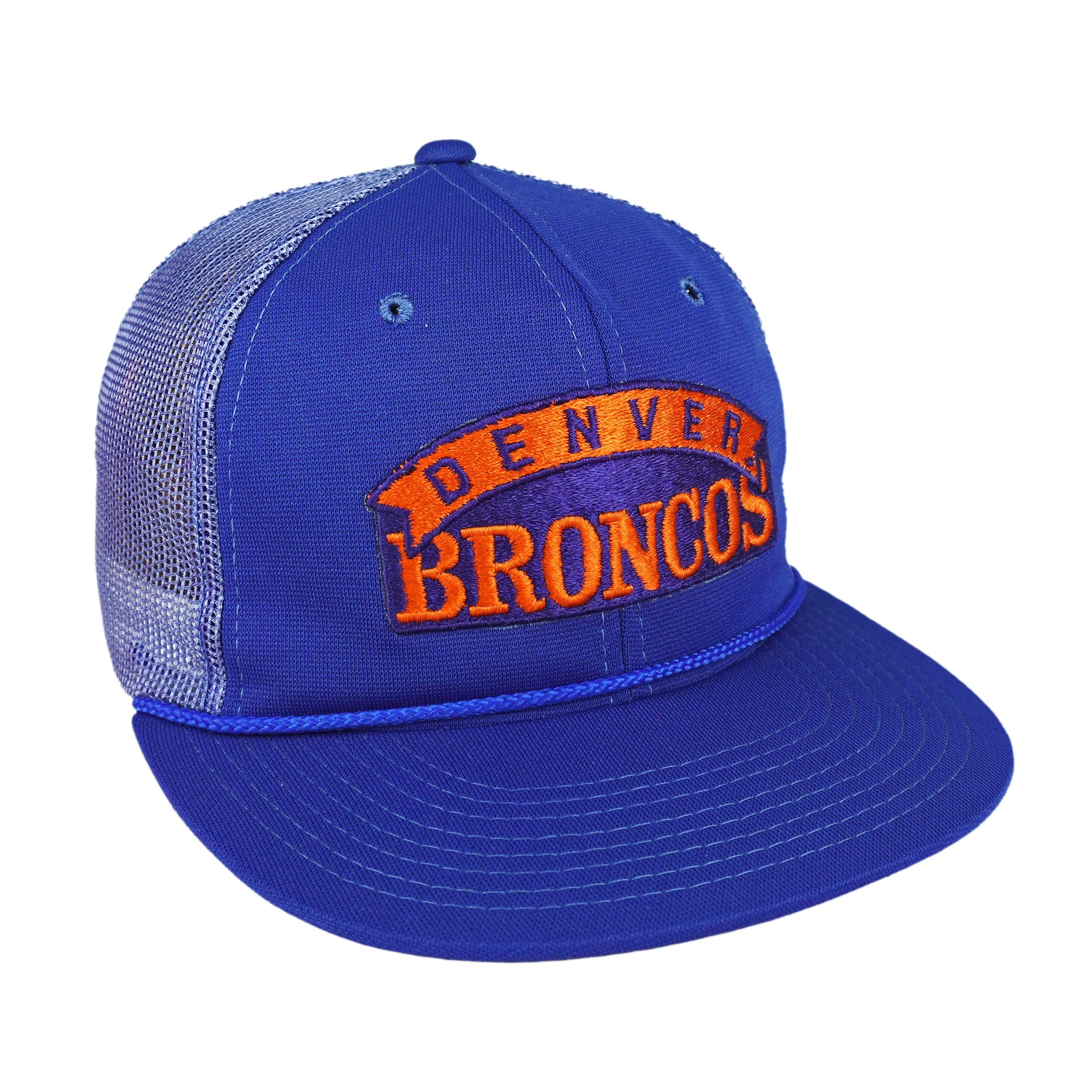 NFL (Sports Specialties) - Denver Broncos Embroidered Trucker Hat 1990s OSFA - Image 2