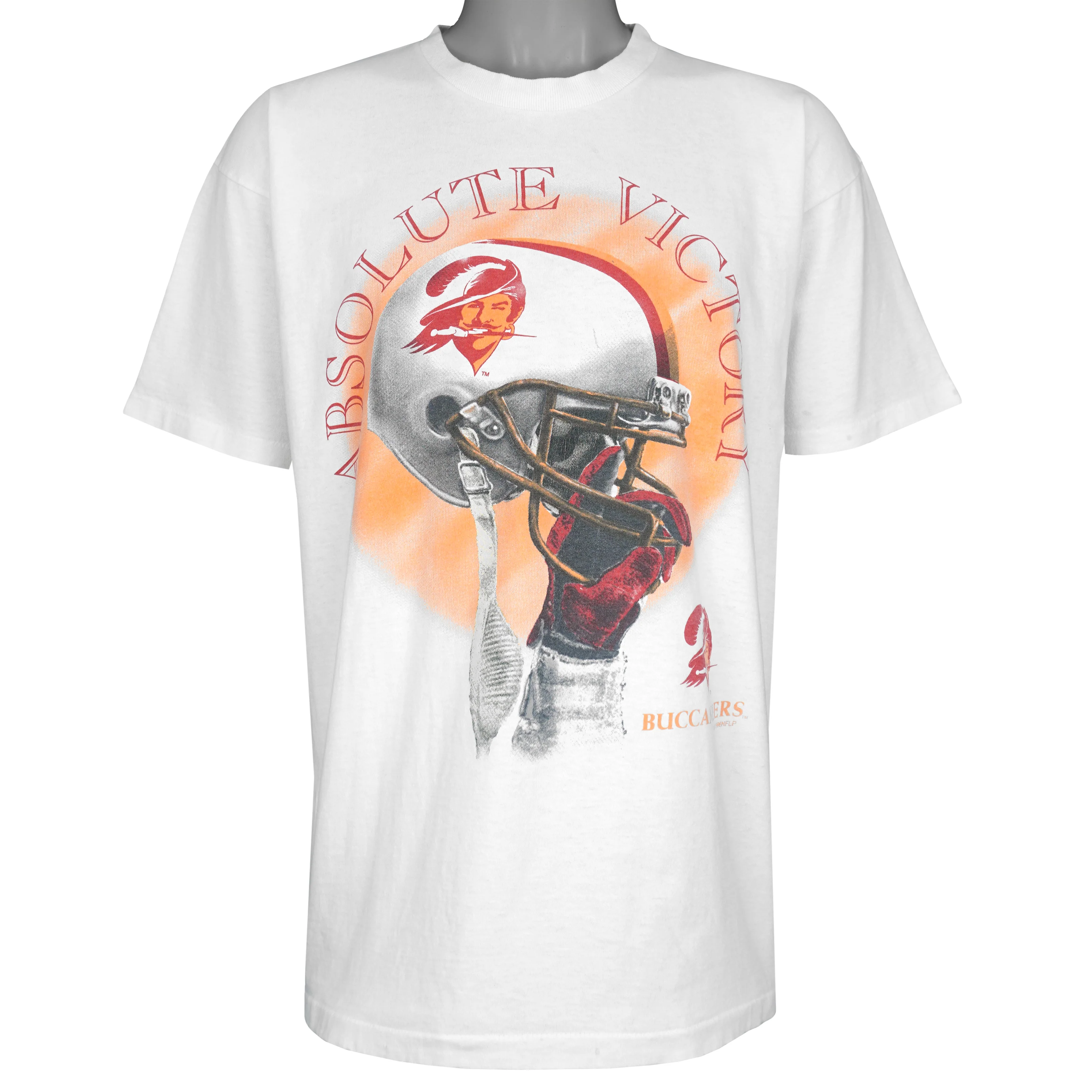 NFL - Tampa Bay Buccaneers Absolute Victory Helmet T-Shirt 1996 Large