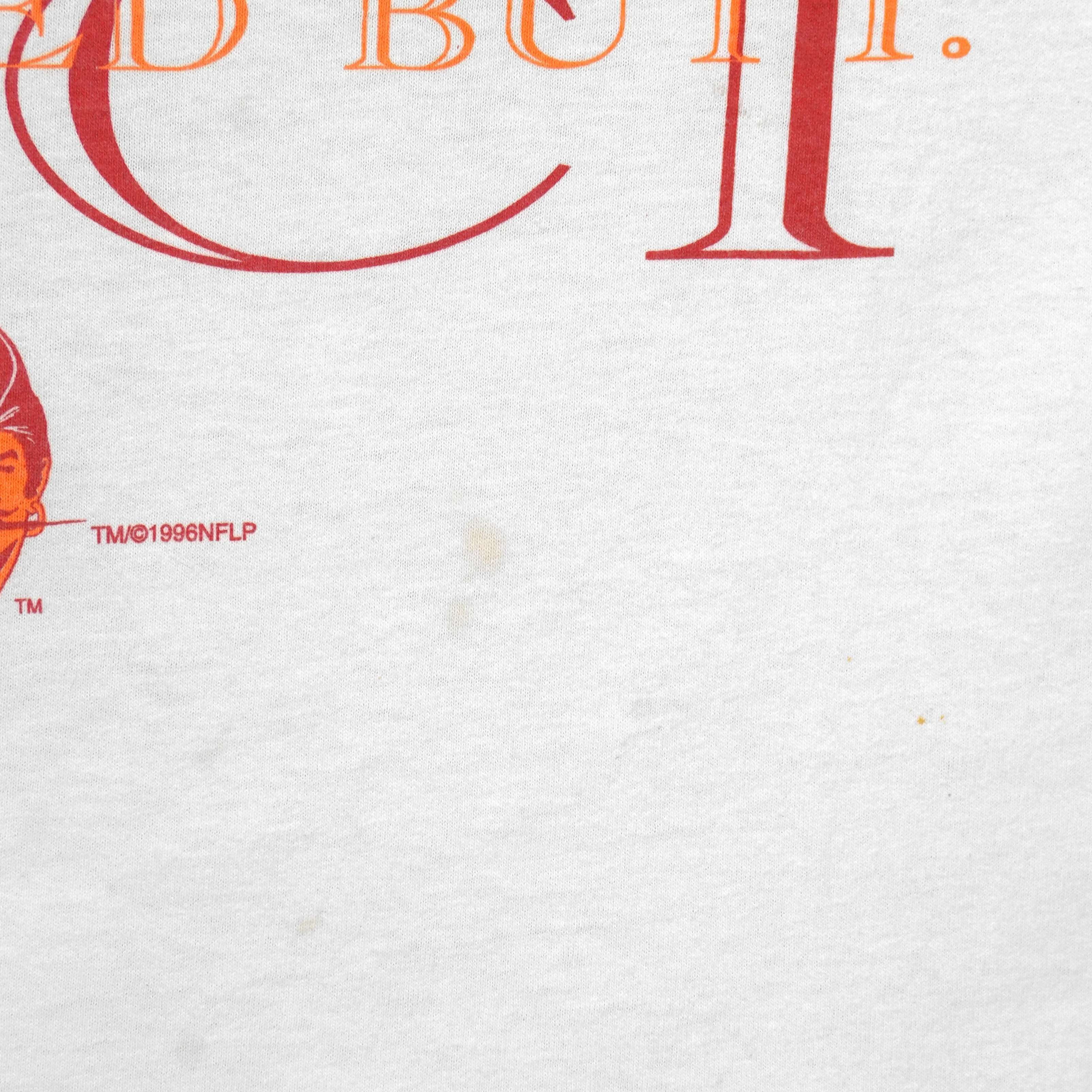 NFL - Tampa Bay Buccaneers Absolute Victory Helmet T-Shirt 1996 Large - Image 3