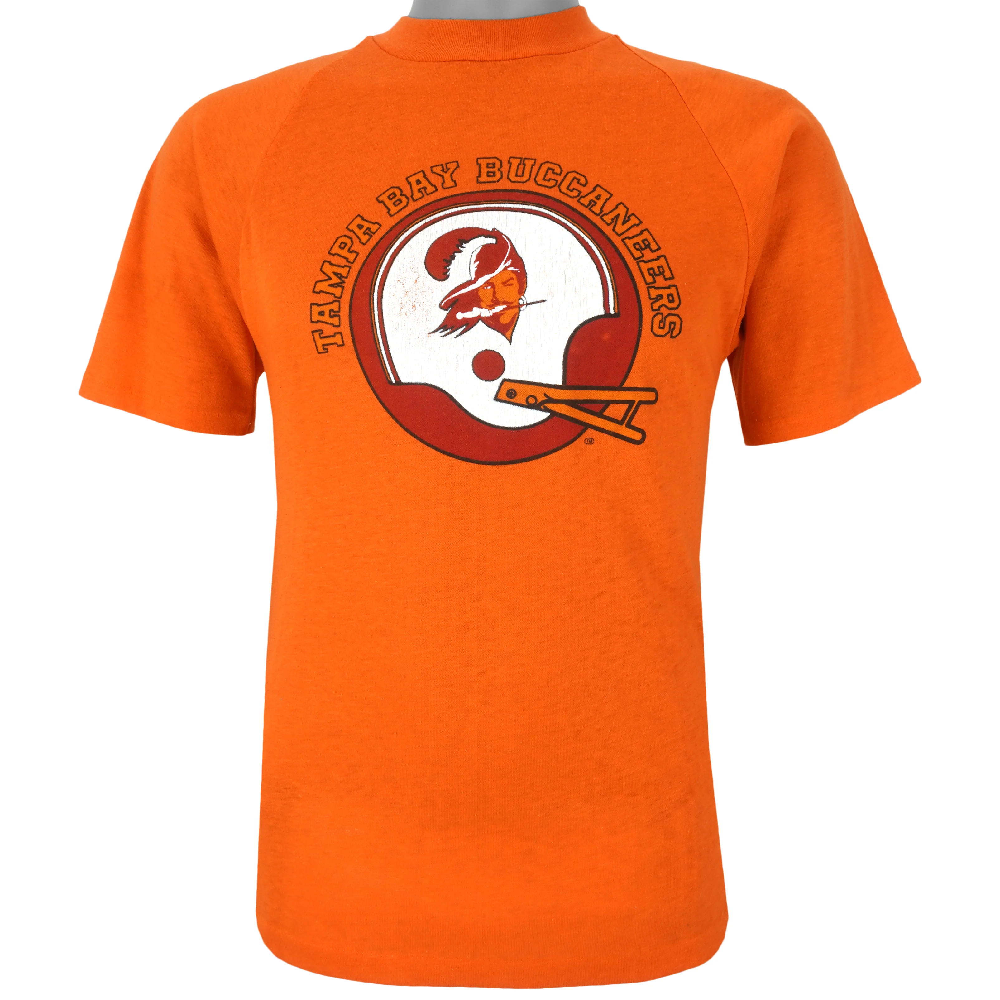 NFL - Tampa Bay Buccaneers Helmet Single Stitch T-Shirt 1980s Medium