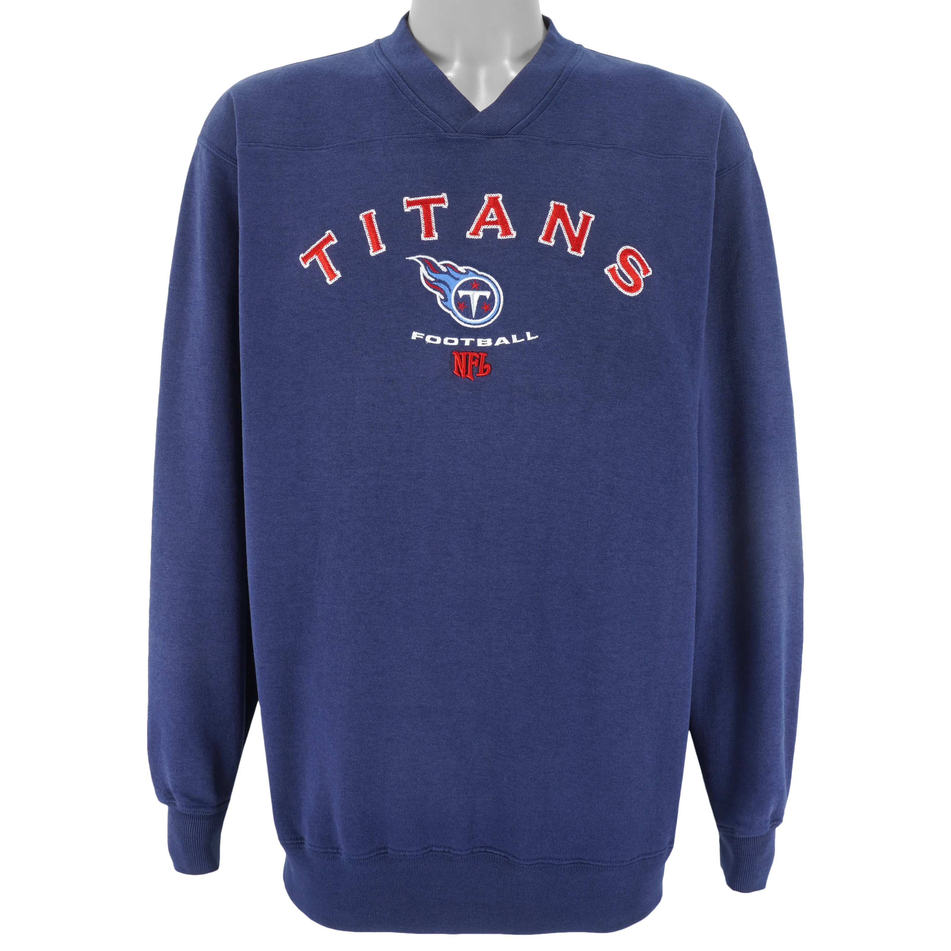 NFL - Tennessee Titans Football Crew Neck Sweatshirt 2000s Large