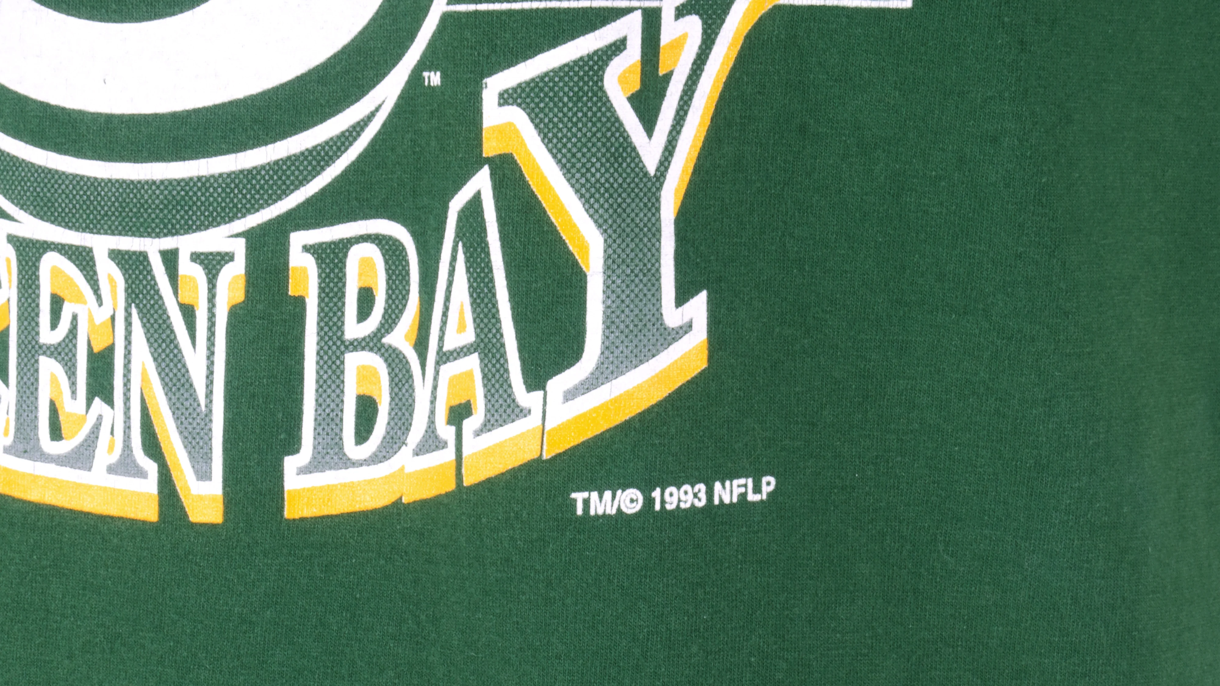 NFL (Trench) - Green Bay Packers T-Shirt 1993 X-Large - Image 3
