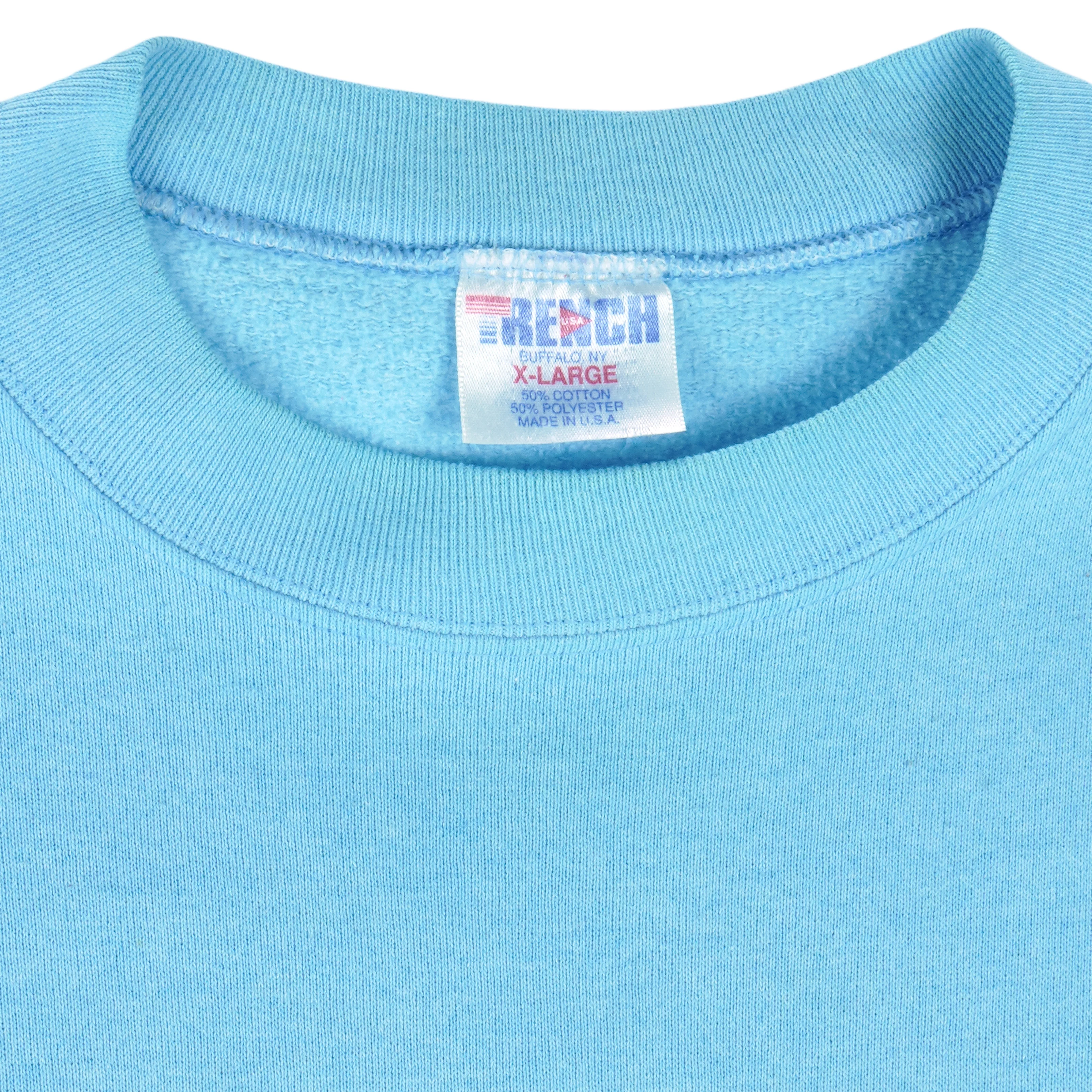 NFL (Trench) - Houston Oilers Crew Neck Sweatshirt 1990s Large - Image 4