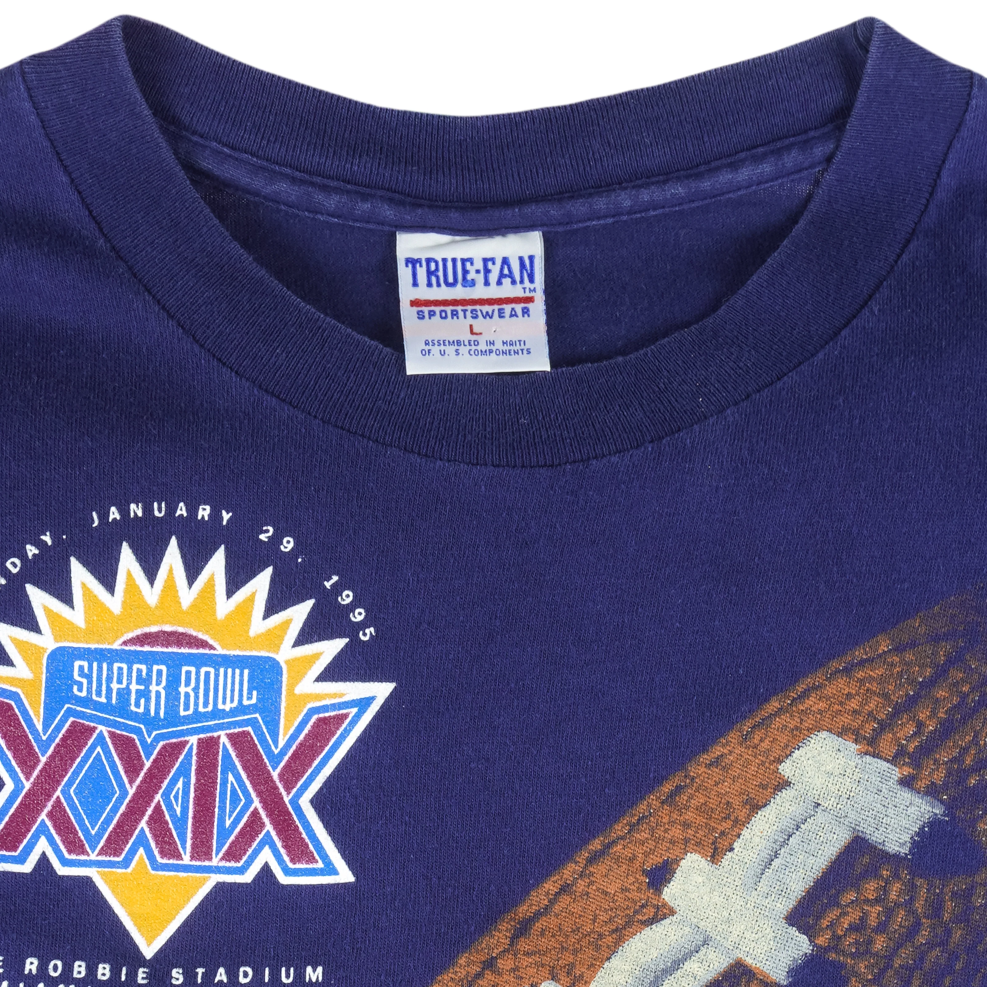 NFL (True Fan) - San Diego Chargers Single Stitch T-Shirt 1994 Large - Image 4
