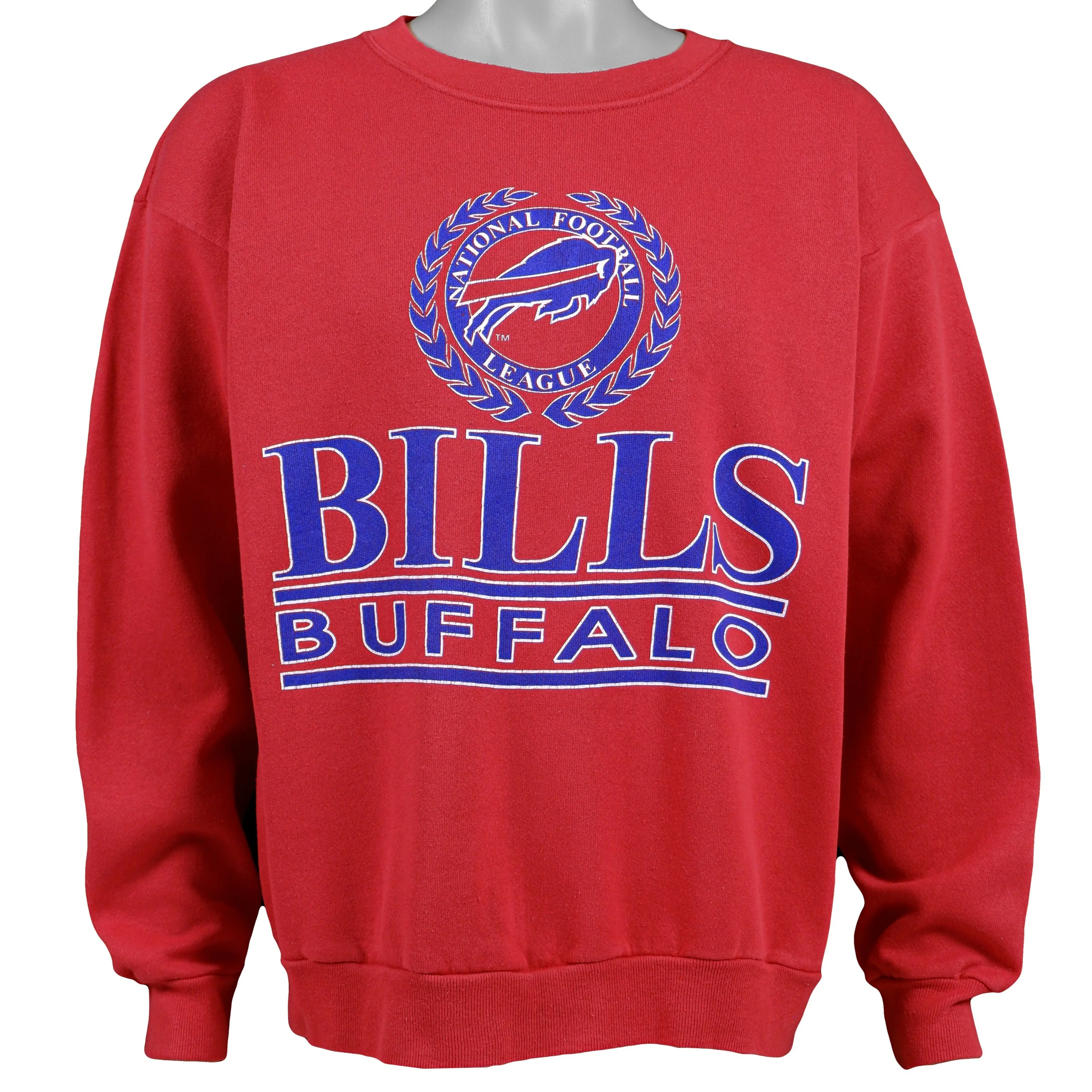 NFL (Tultex) - Buffalo Bills Crew Neck Sweatshirt 1990s X-Large