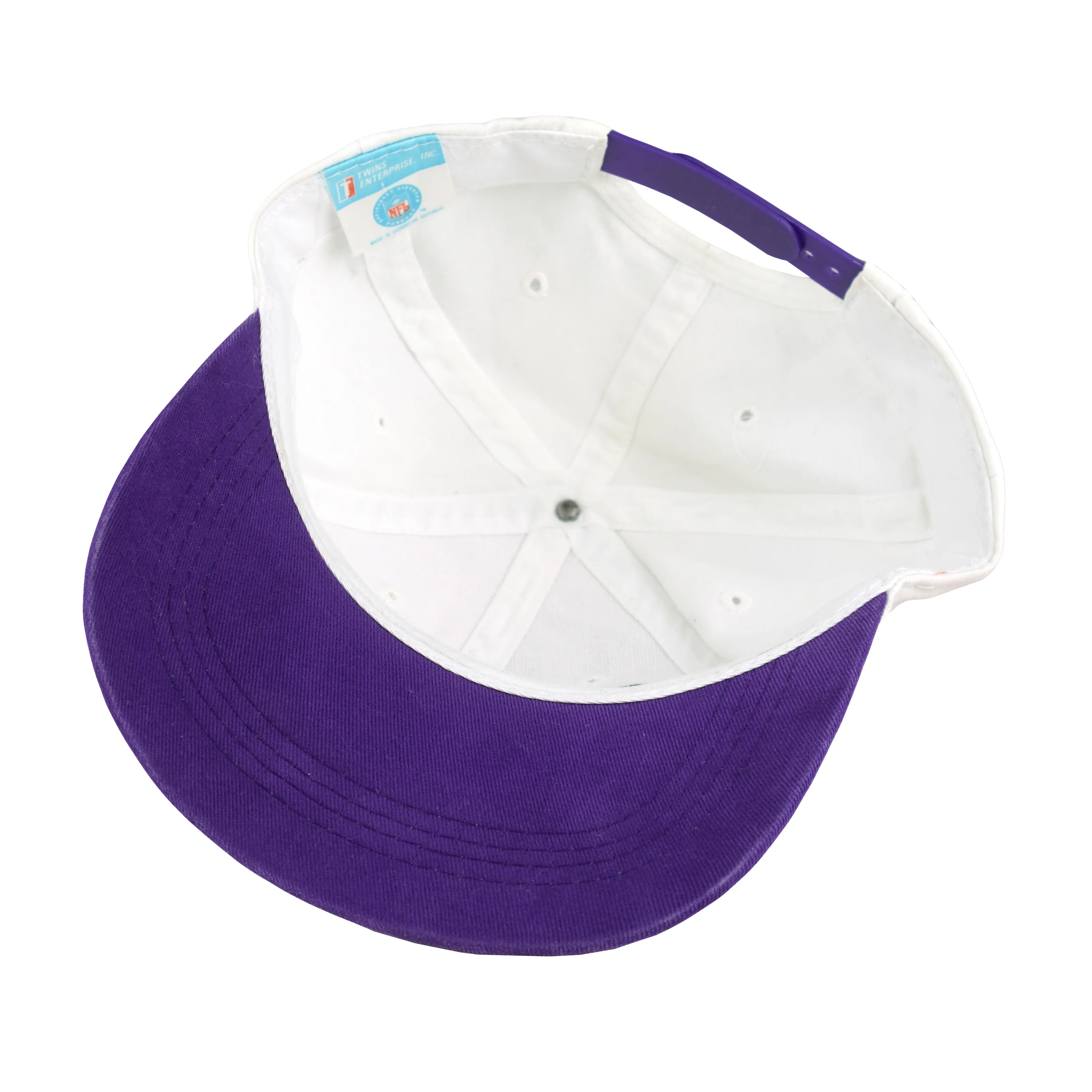 NFL (Twins) - Baltimore Ravens Embroidered Snapback Hat 1990s OSFA - Image 4