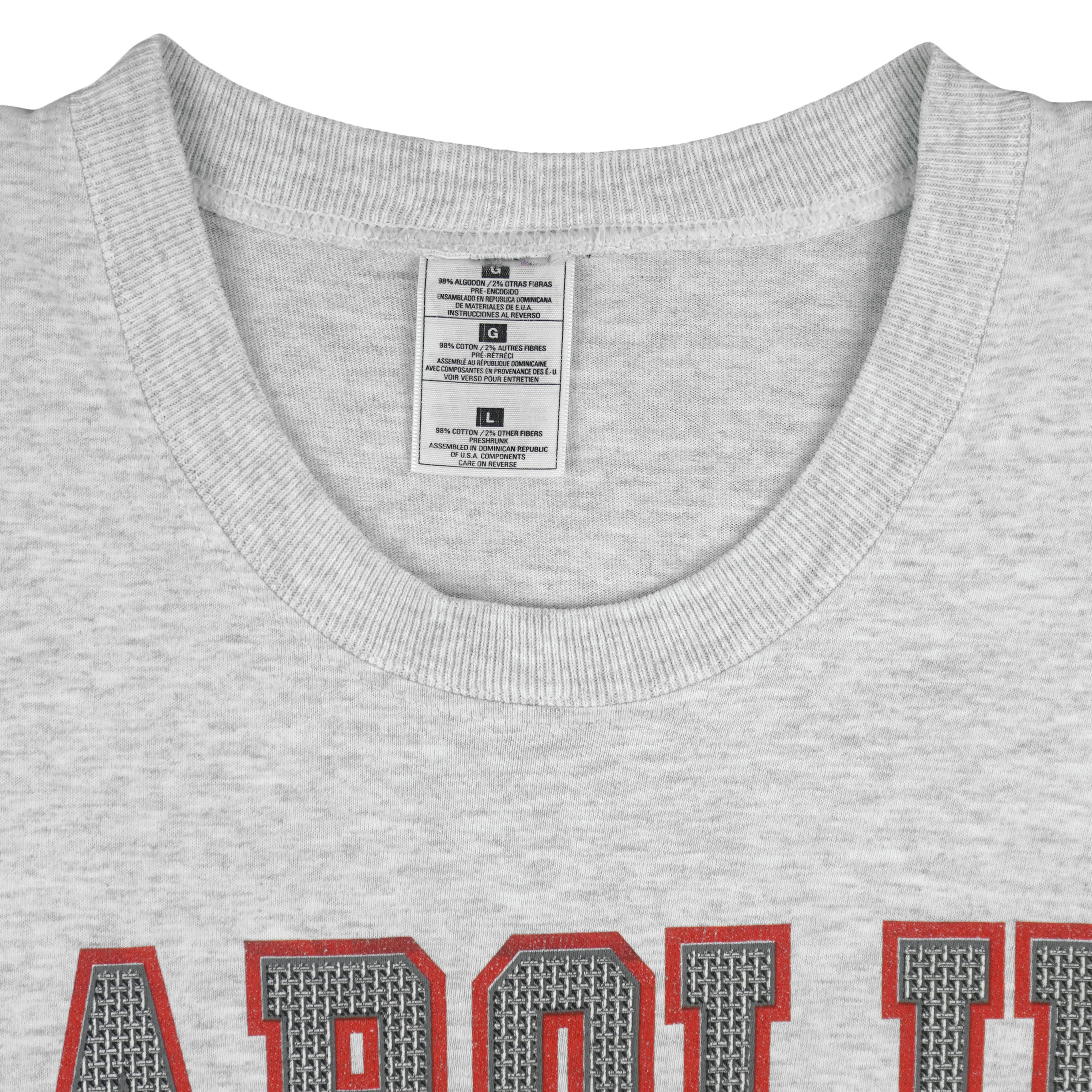 NHL - Carolina Hurricanes Spell-Out T-Shirt 1997 Large - Image 6