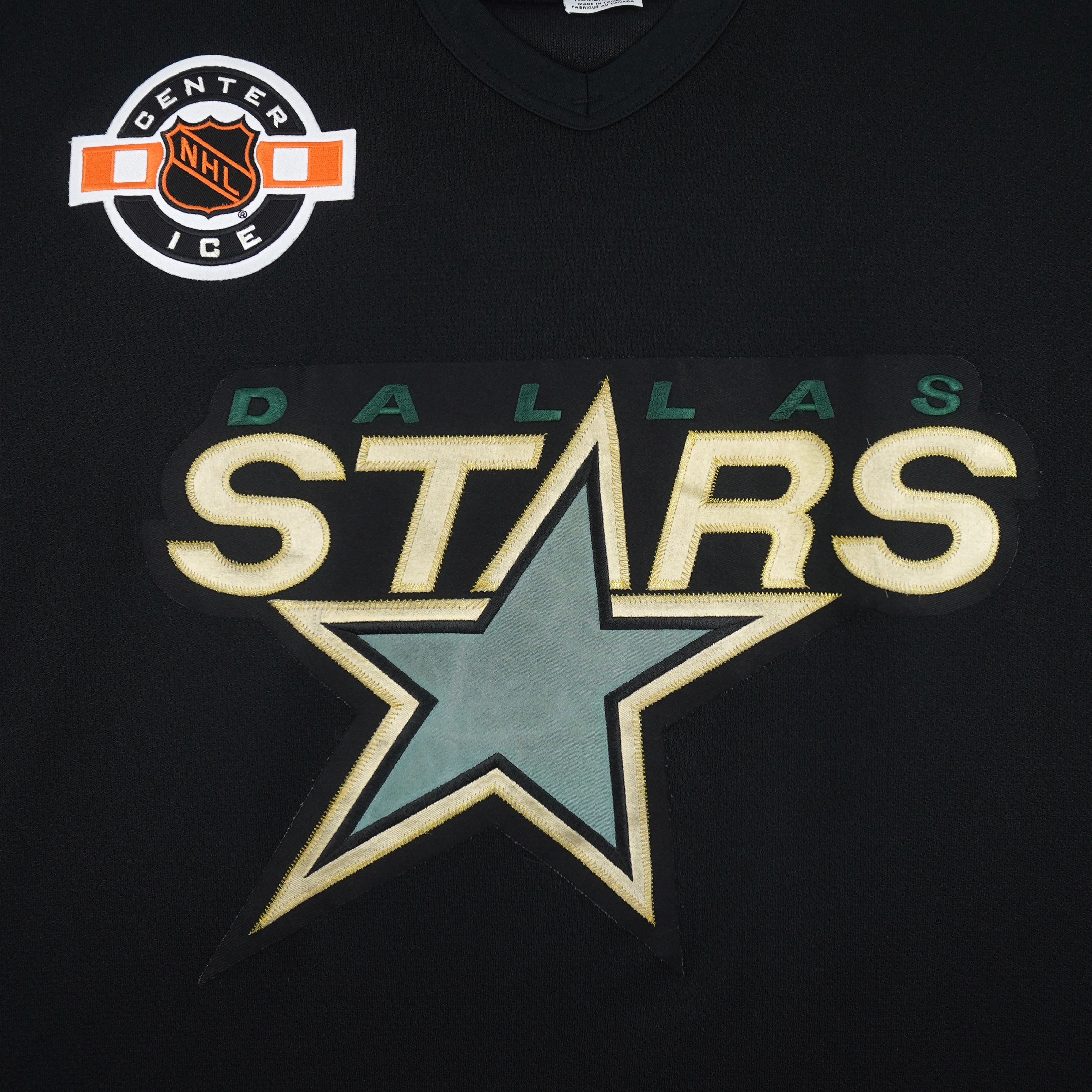 NHL (CCM) - Black Dallas Stars Hockey Jersey 1990s X-Large - Image 3