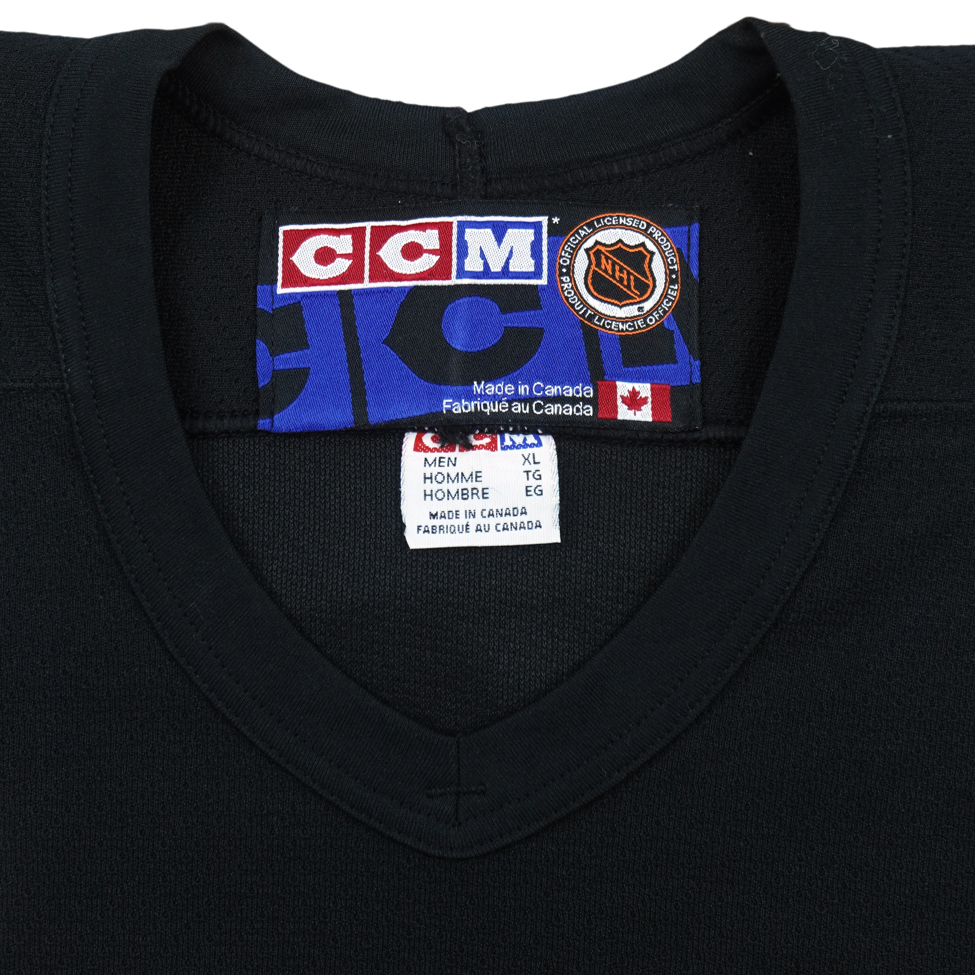 NHL (CCM) - Black Dallas Stars Hockey Jersey 1990s X-Large - Image 6