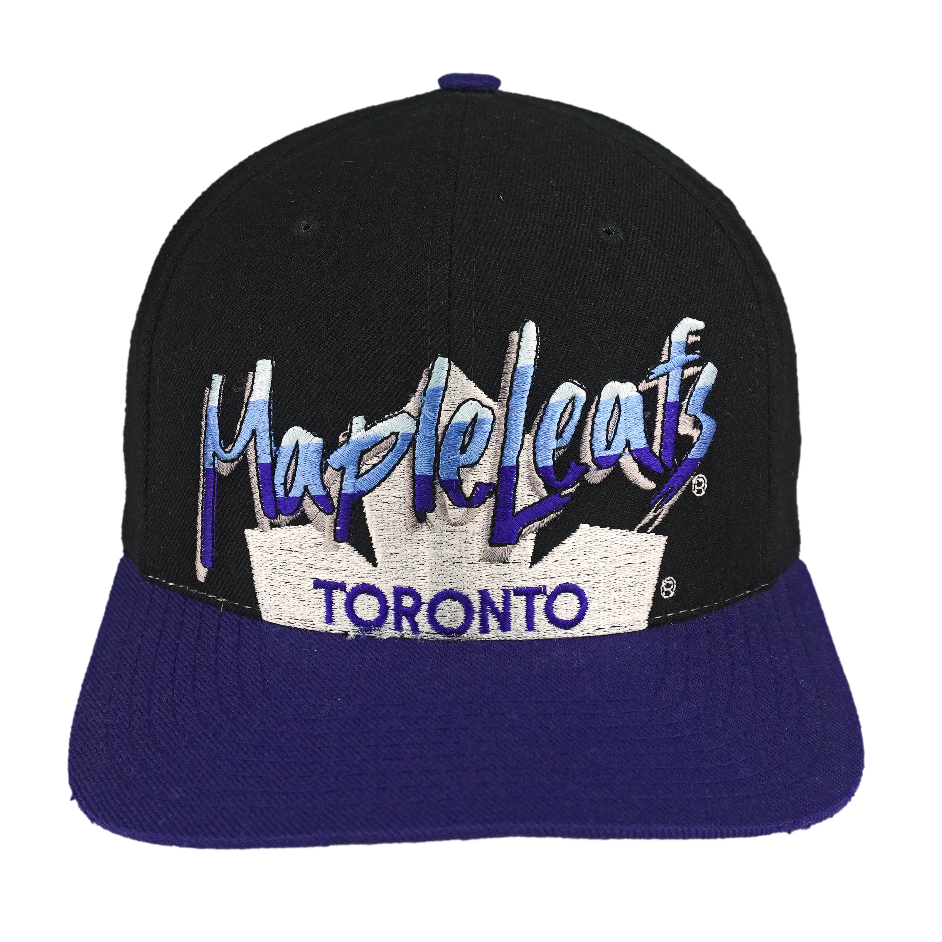 NHL (CCM) - Toronto Maple Leafs Embroidered Snapback Hat 1990s OSFA