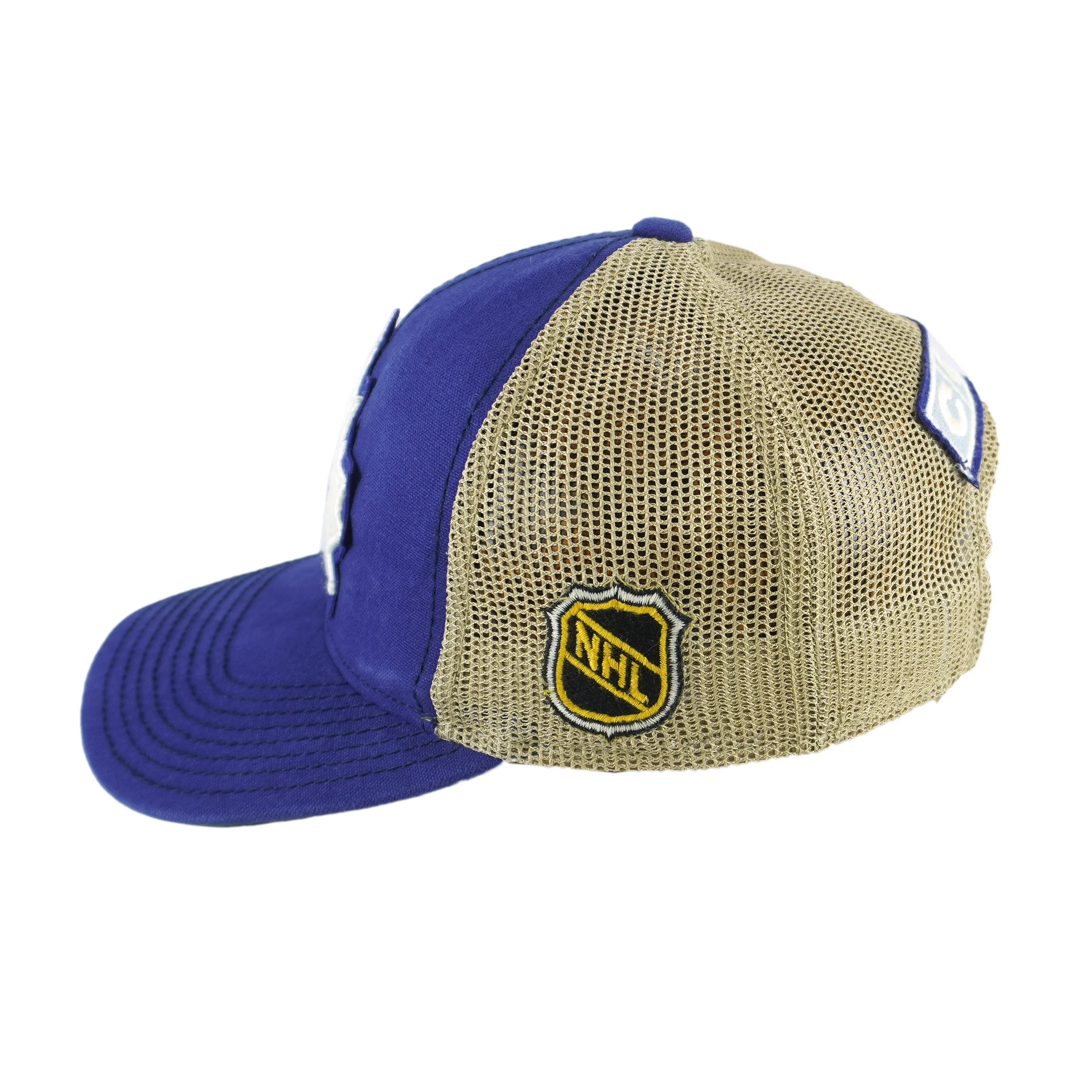 NHL (CCM) - Toronto Maple Leafs Embroidered Trucker Hat 2000s OSFA - Image 4