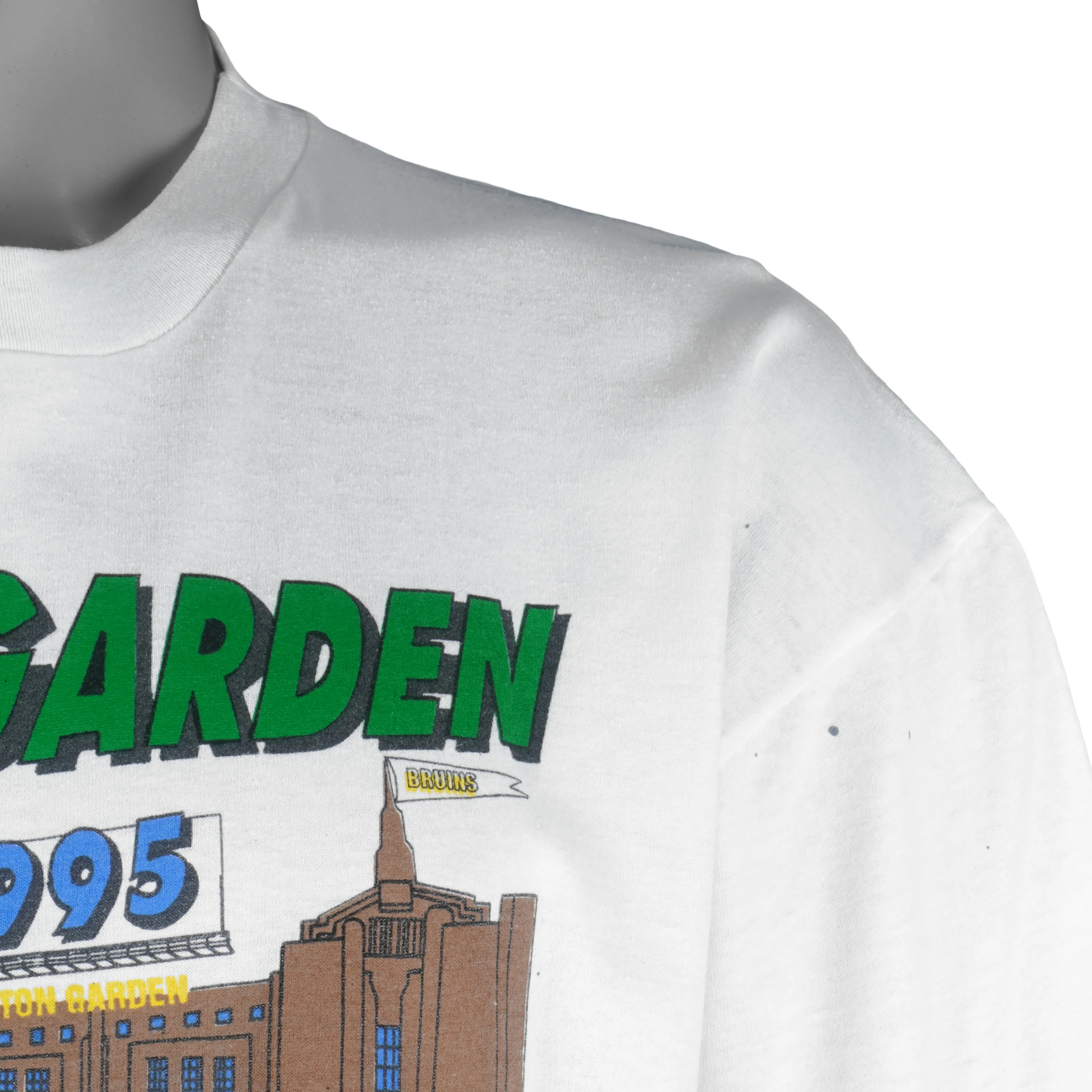 NHL (Hanes) - Boston Garden Bruins T-Shirt 1995 X-Large - Image 3